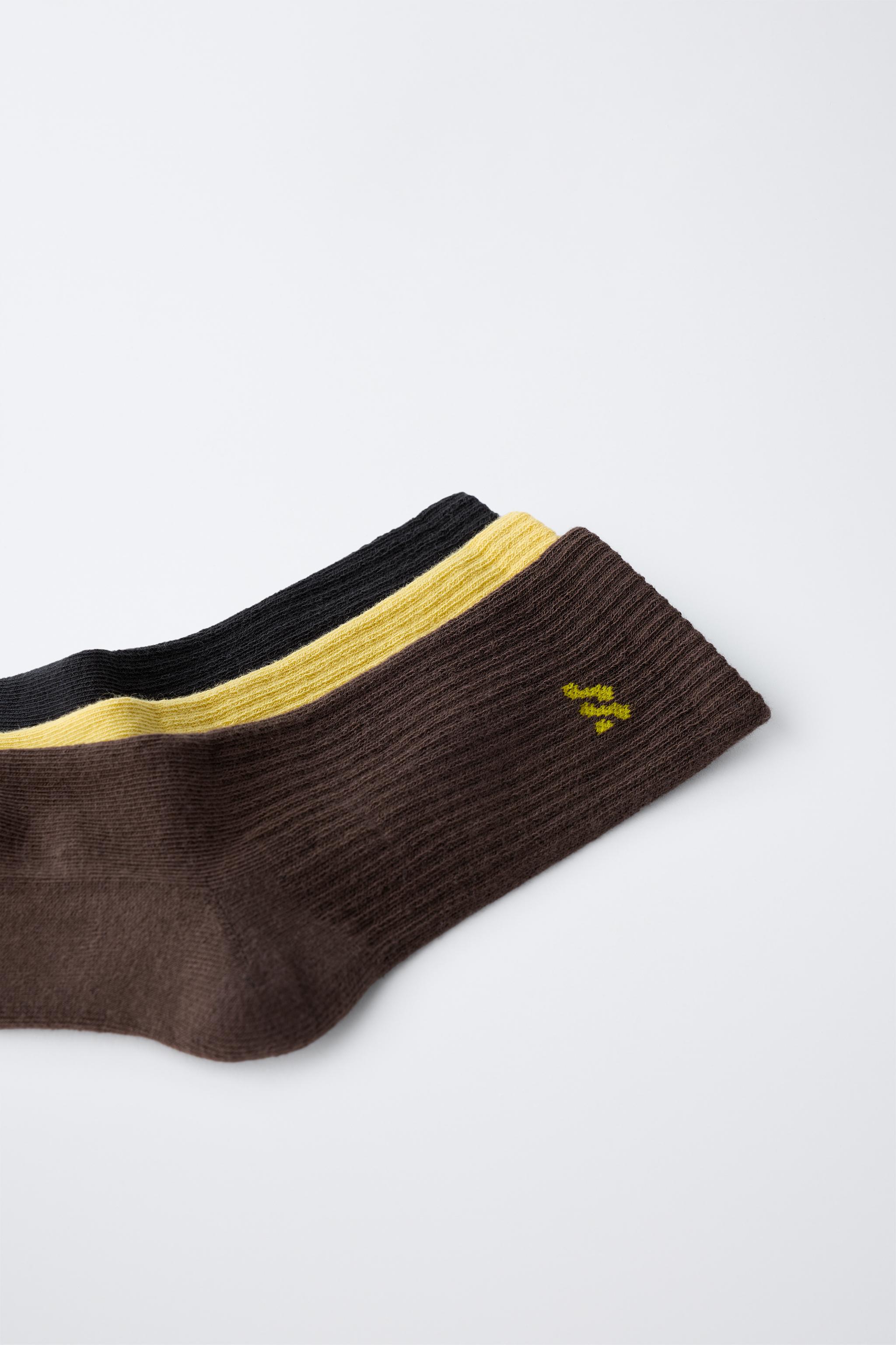 THREE-PACK OF LOGO SOCKS