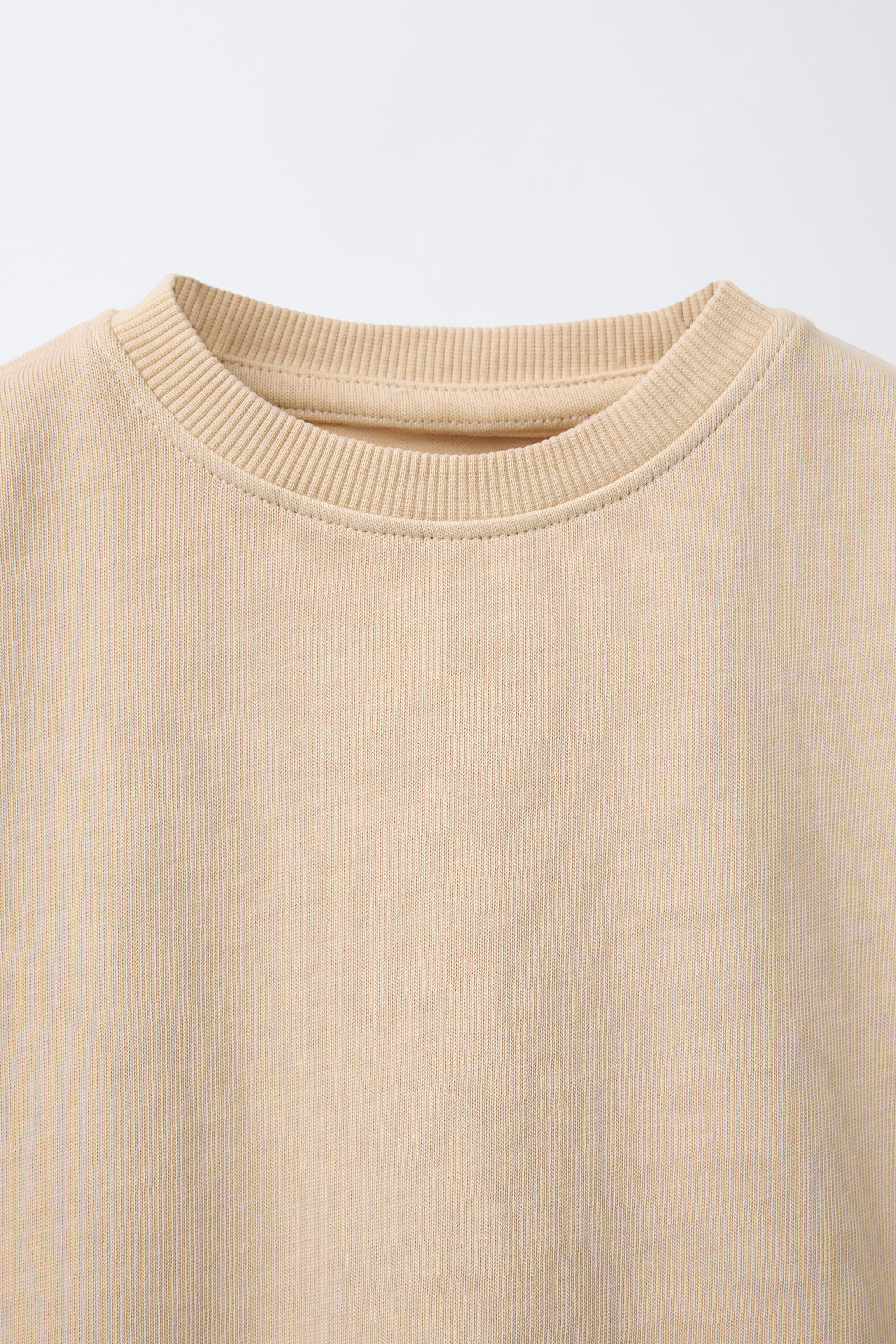 PLAIN WIDE LEG T-SHIRT AND PANTS SET