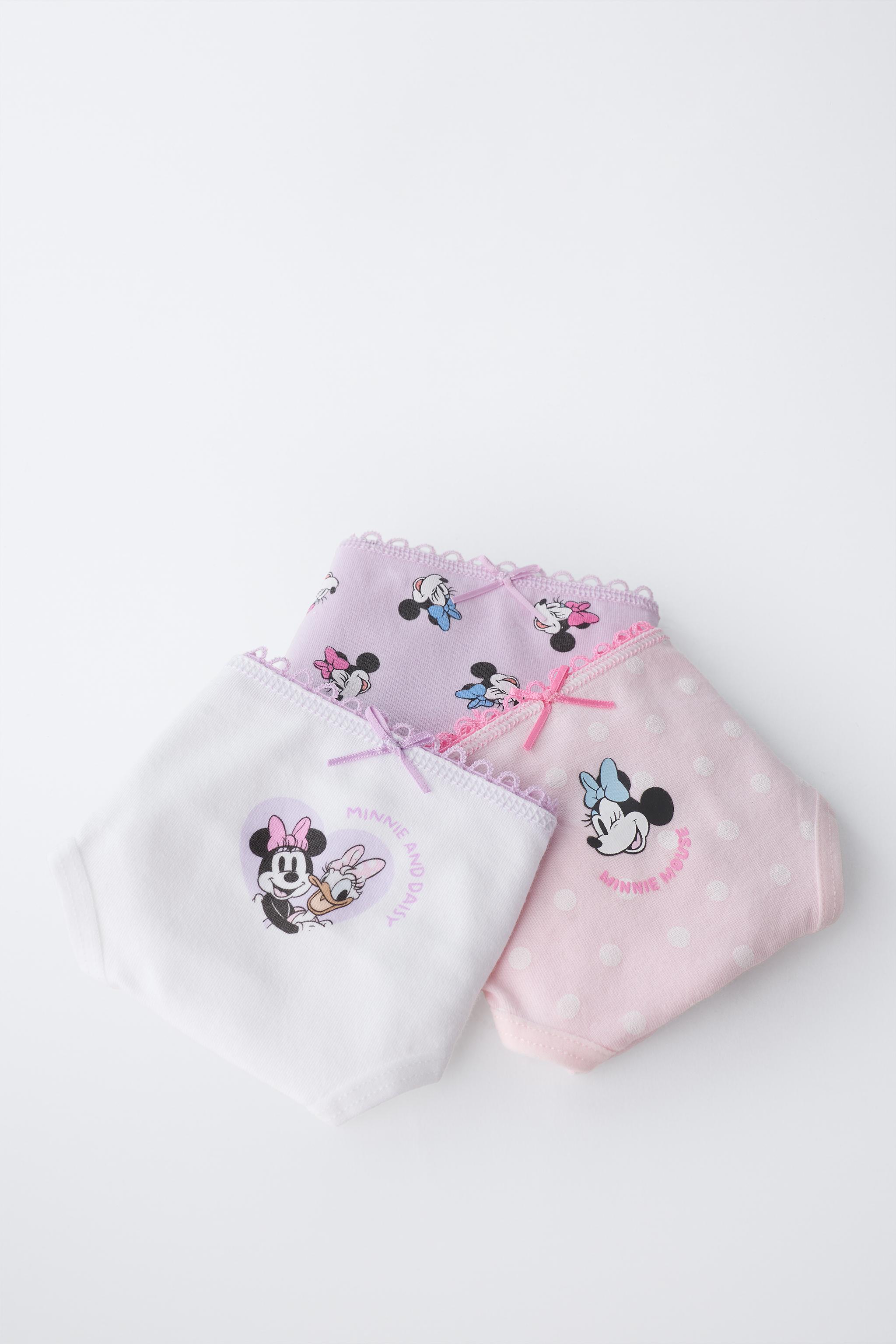 2-6 YEARS/ THREE-PACK OF MINNIE MOUSE & DAISY © DISNEY UNDERWEAR