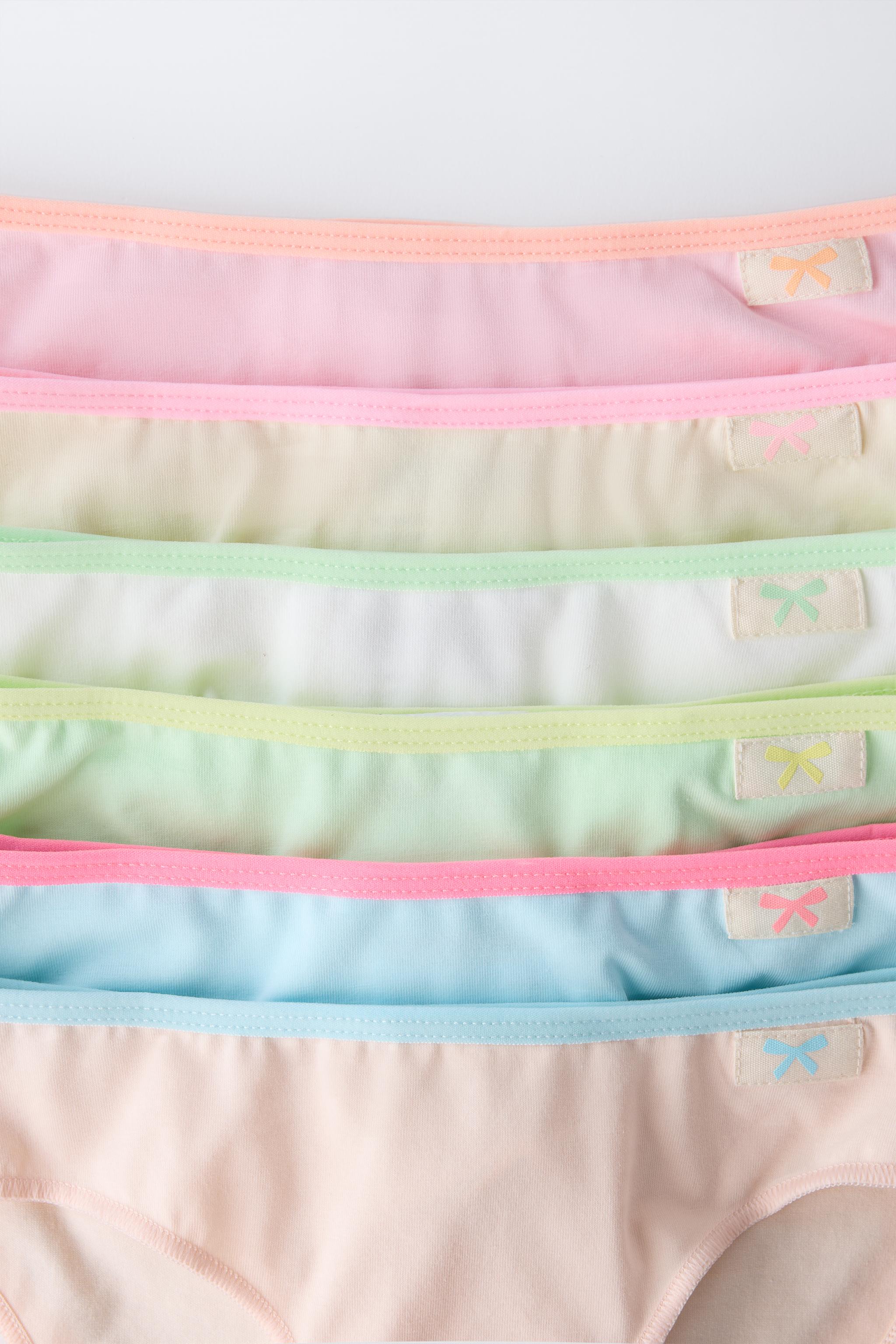 AGES 6-14 / SIX-PACK OF BRIEFS WITH FLUORESCENT DETAILS
