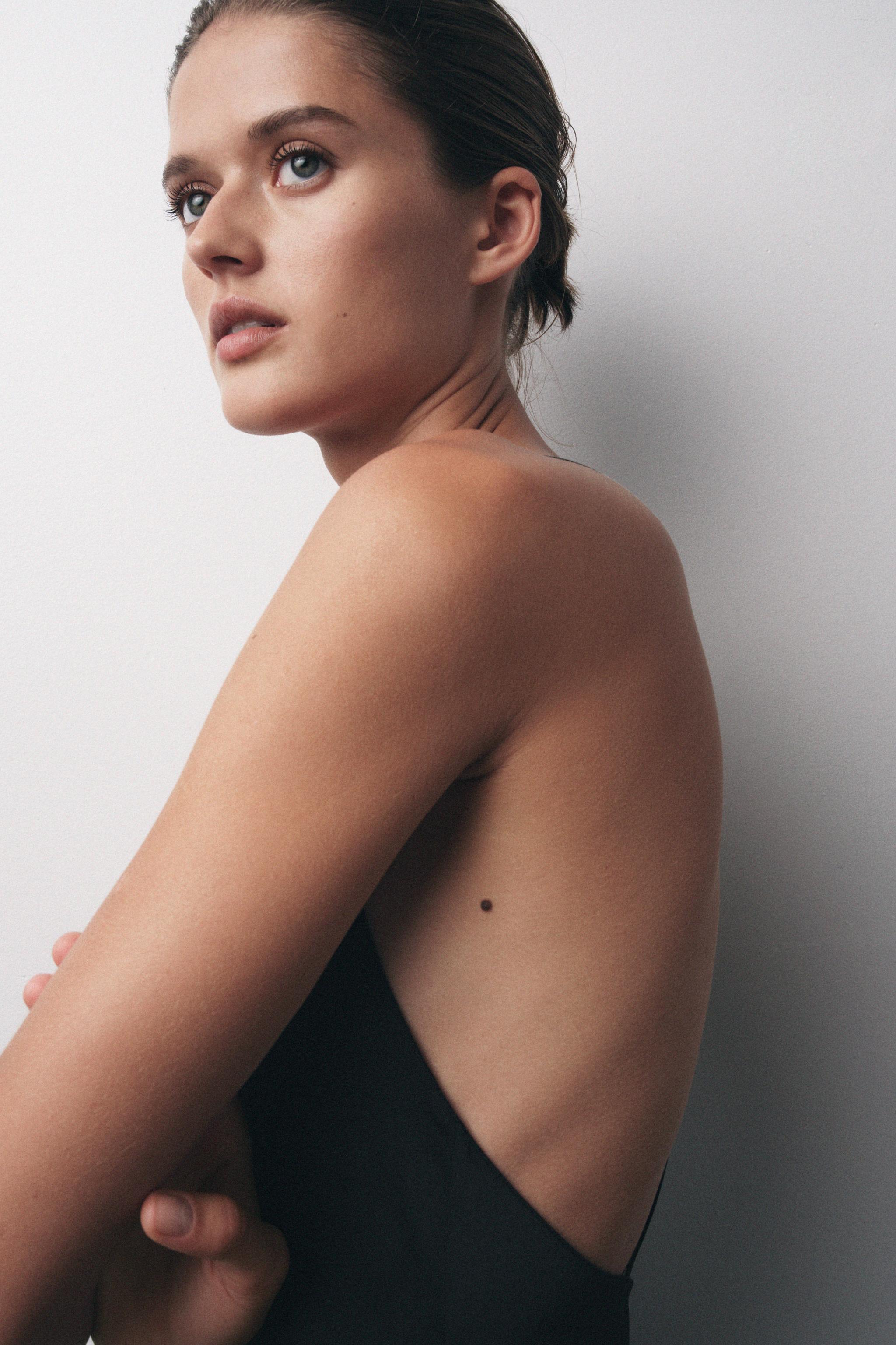 SATIN EMBROIDERED LACE DRESS