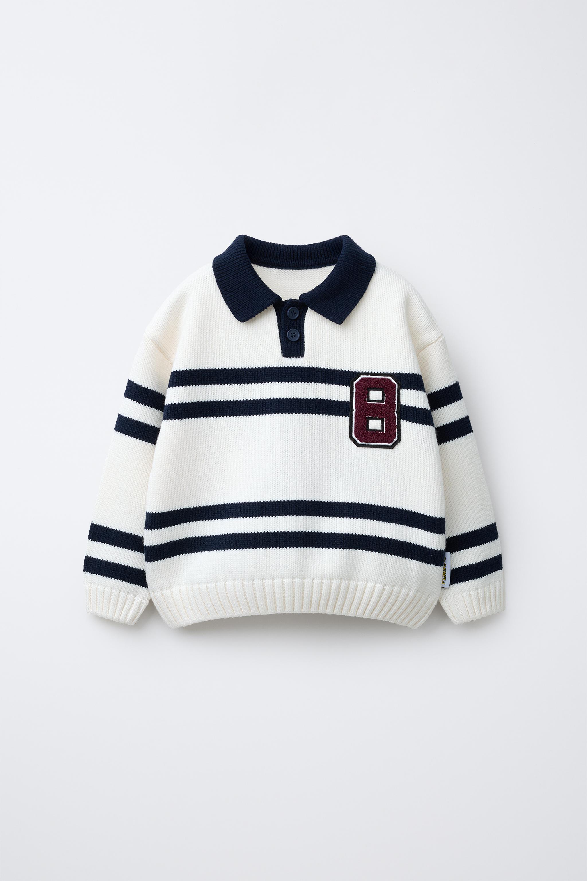 SNOOPY PEANUTS™ STRIPED KNIT POLO SHIRT