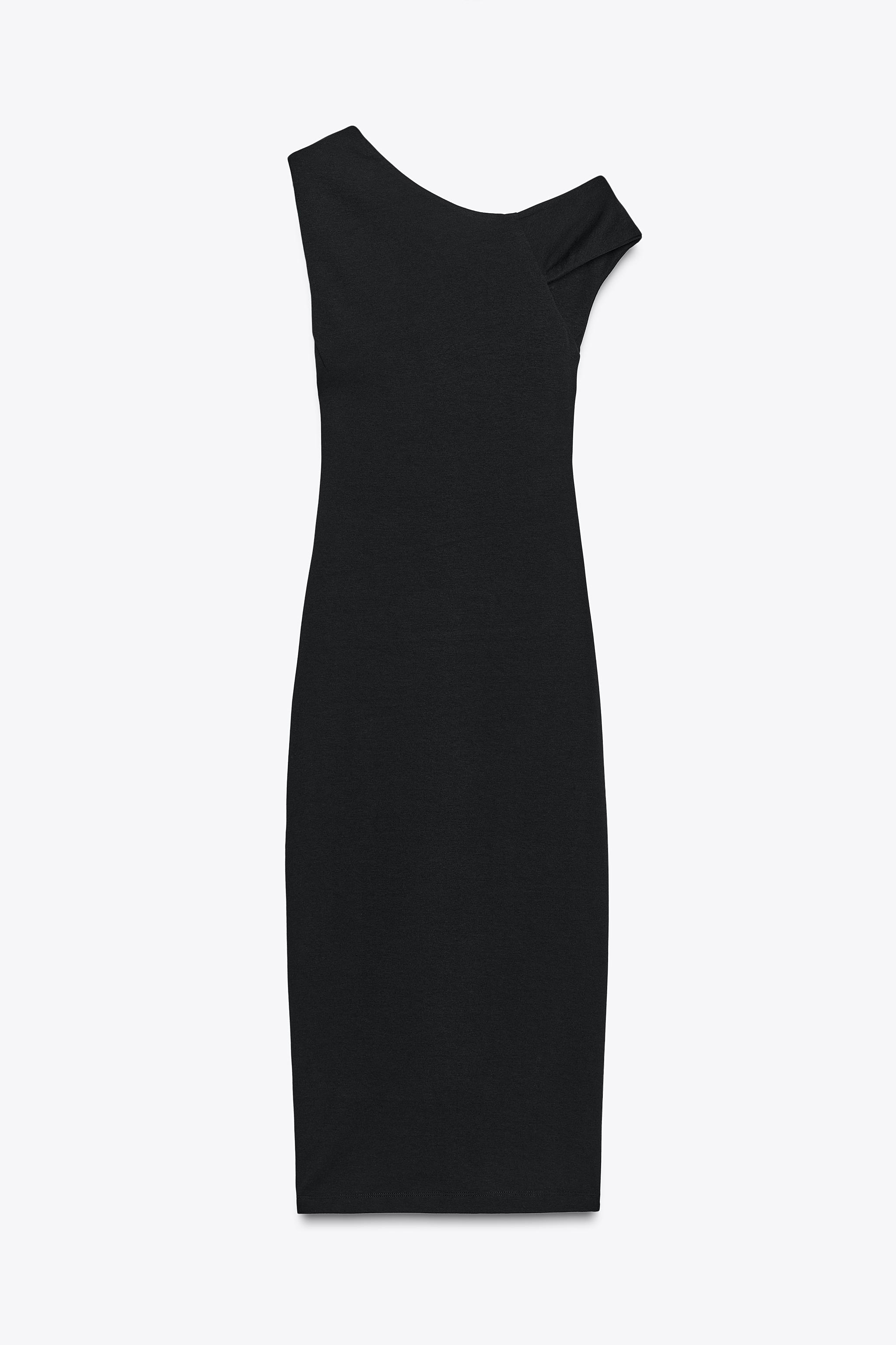 RUCHED MIDI DRESS