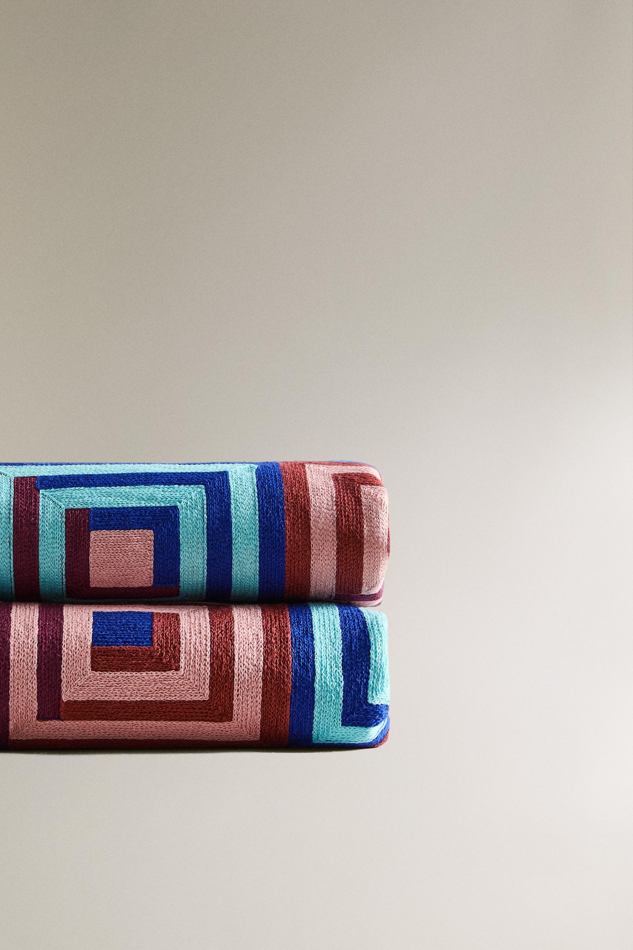 COTTON BEDSPREAD SQUARES X COLLAGERIE