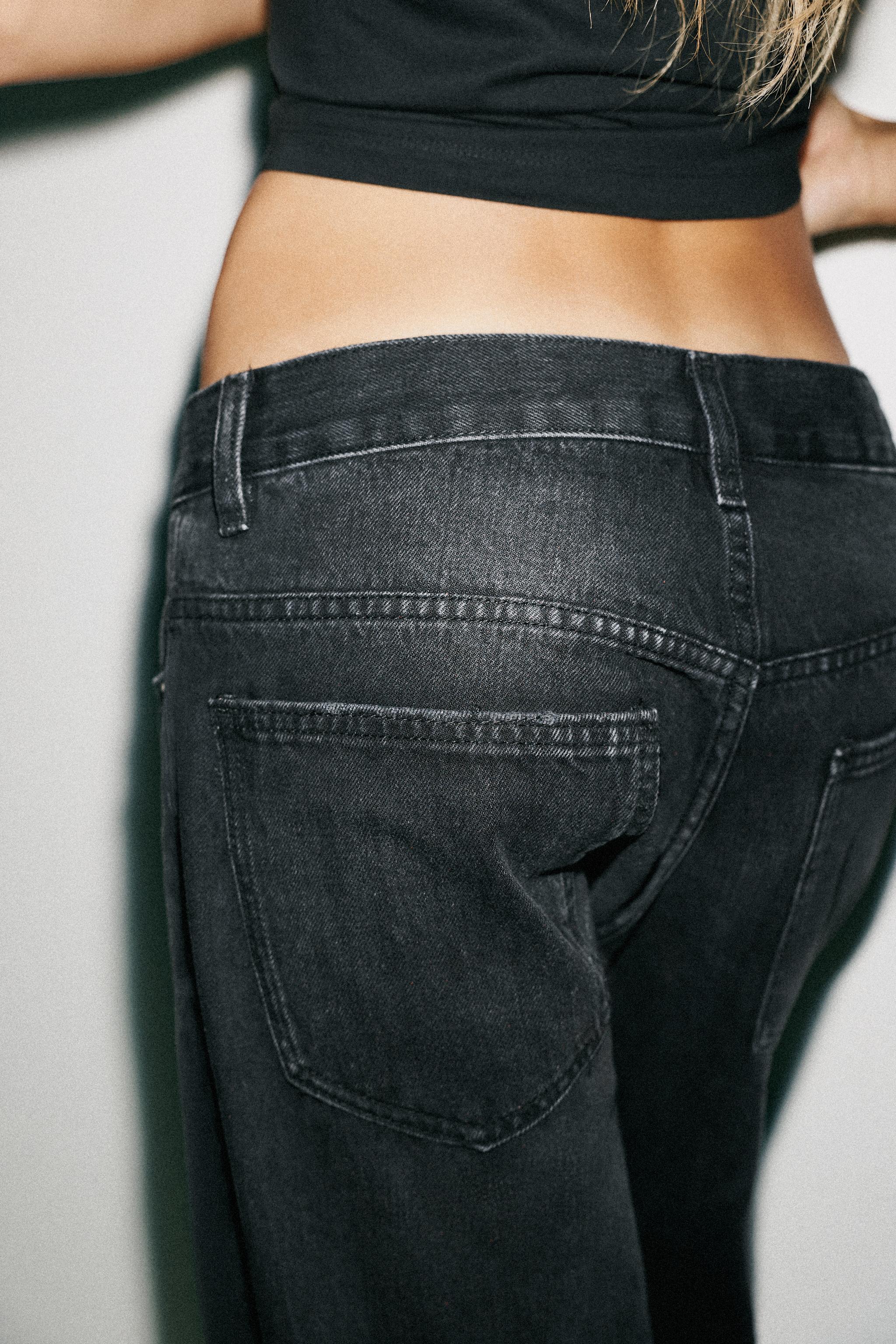 TRF LOW RISE STRAIGHT JEANS