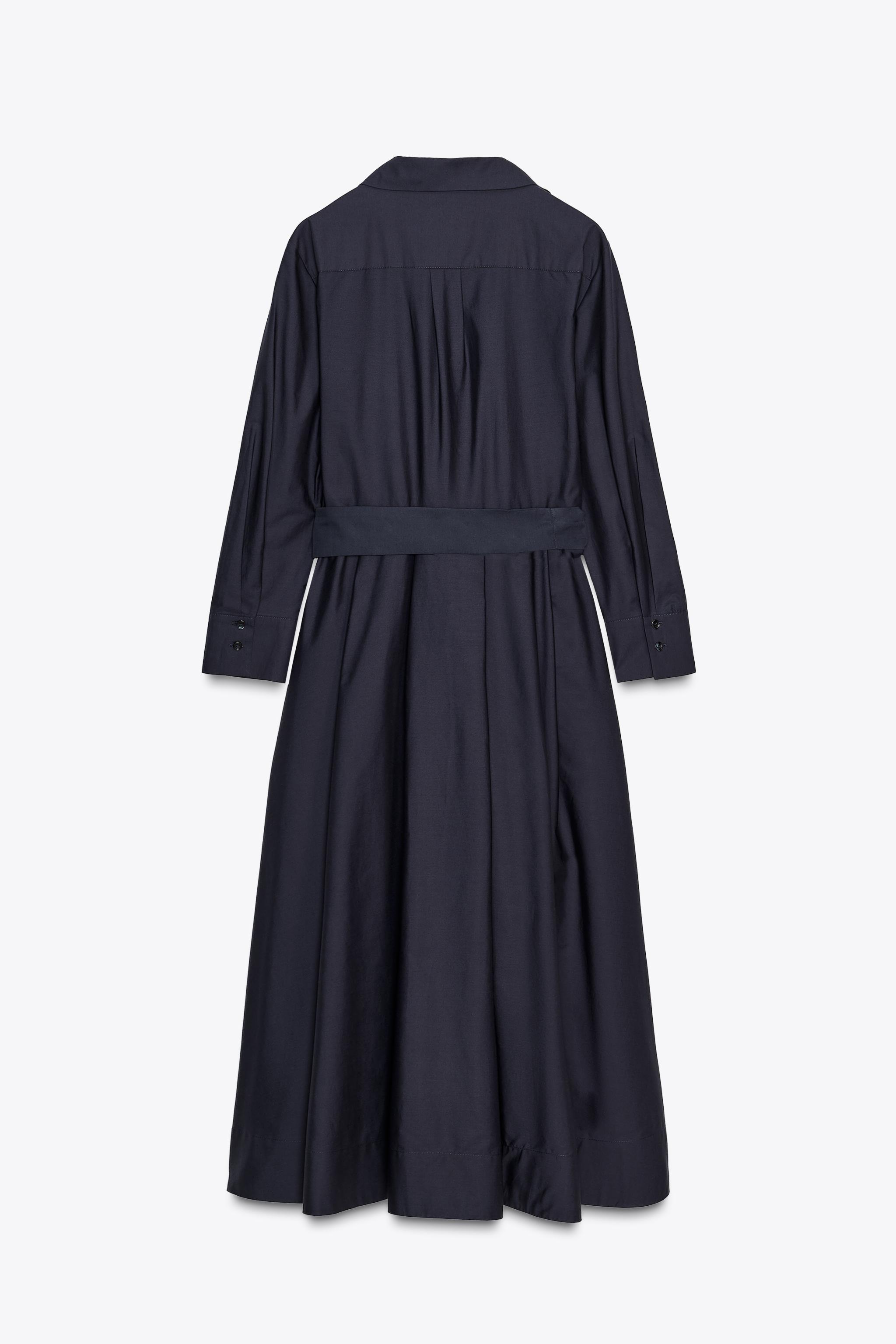 ZW COLLECTION POPLIN SHIRT DRESS