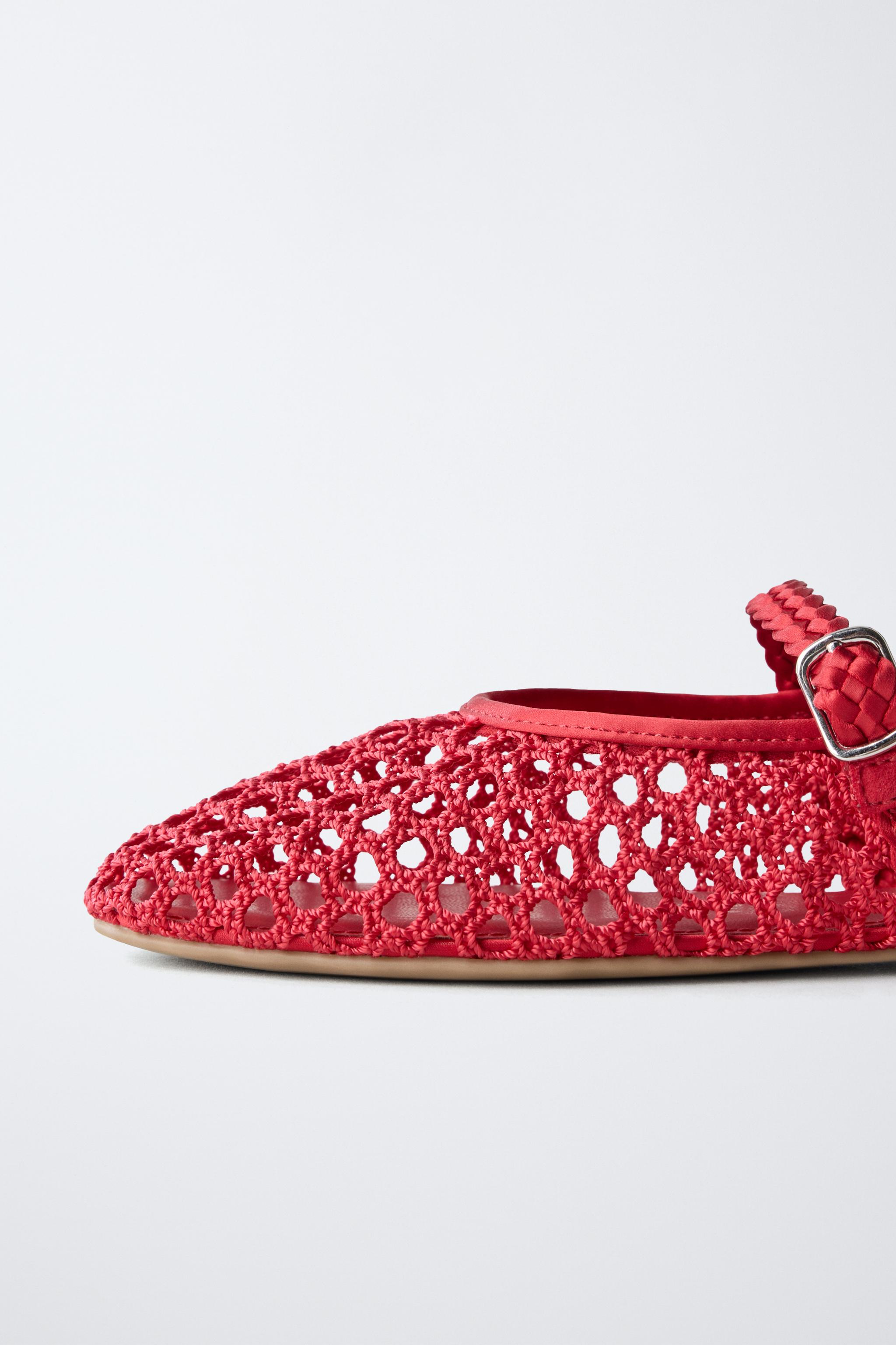 OPENWORK BALLET FLATS