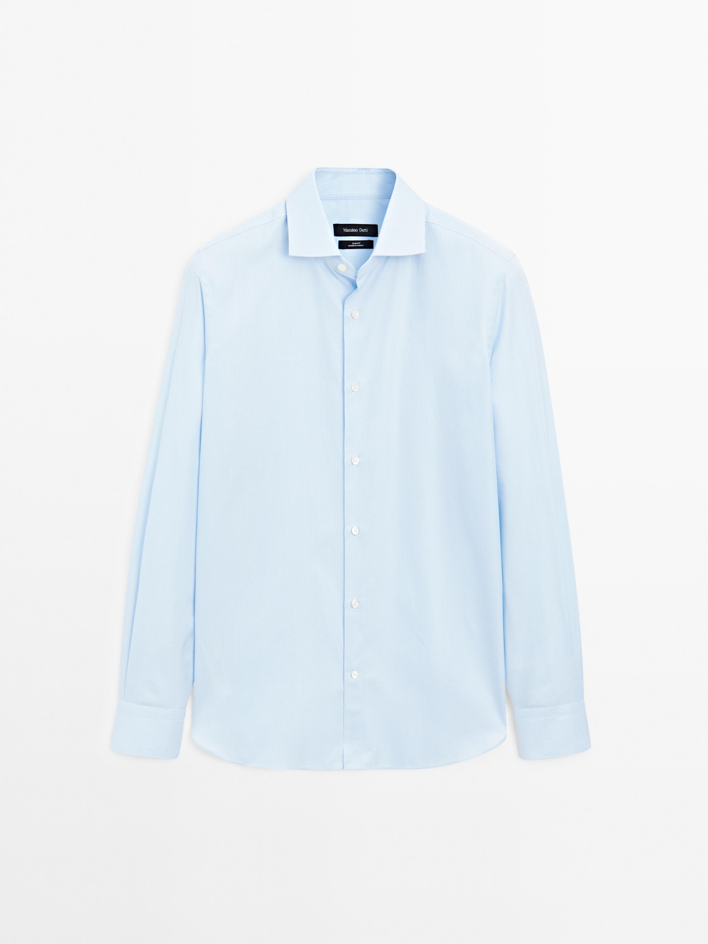 Slim fit striped shirt