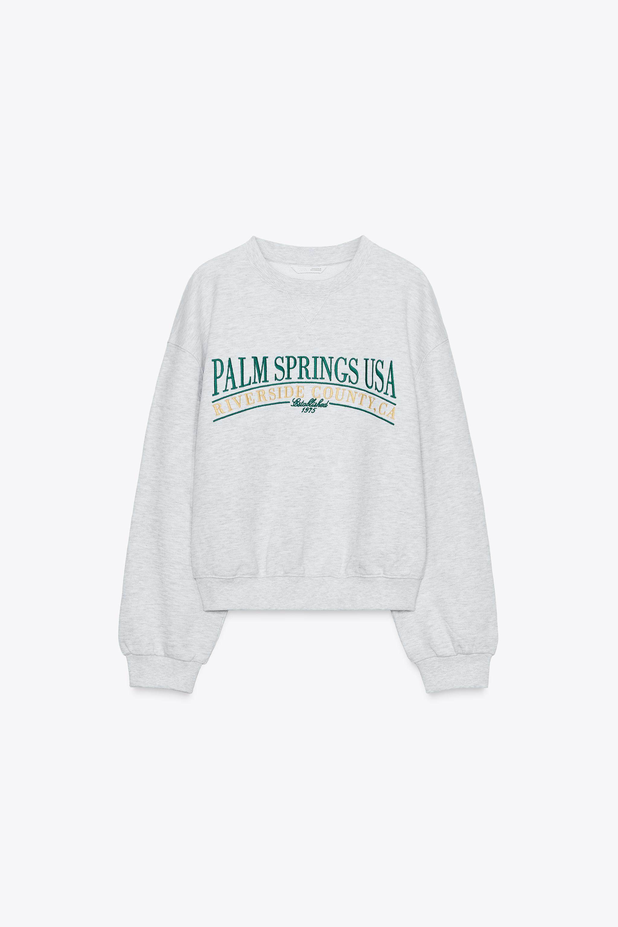COTTON TEXT SWEATSHIRT