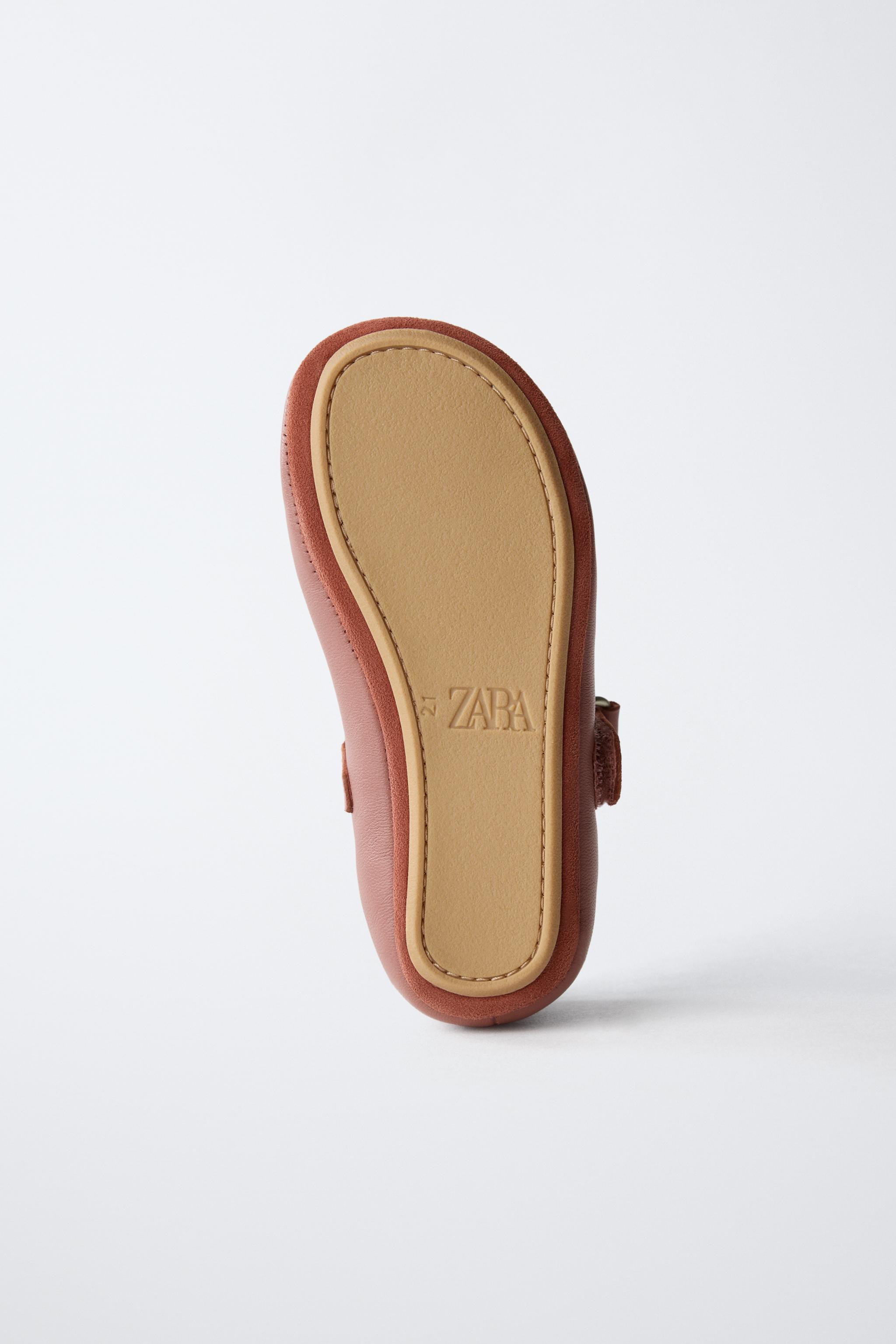 LEATHER BALLET FLATS