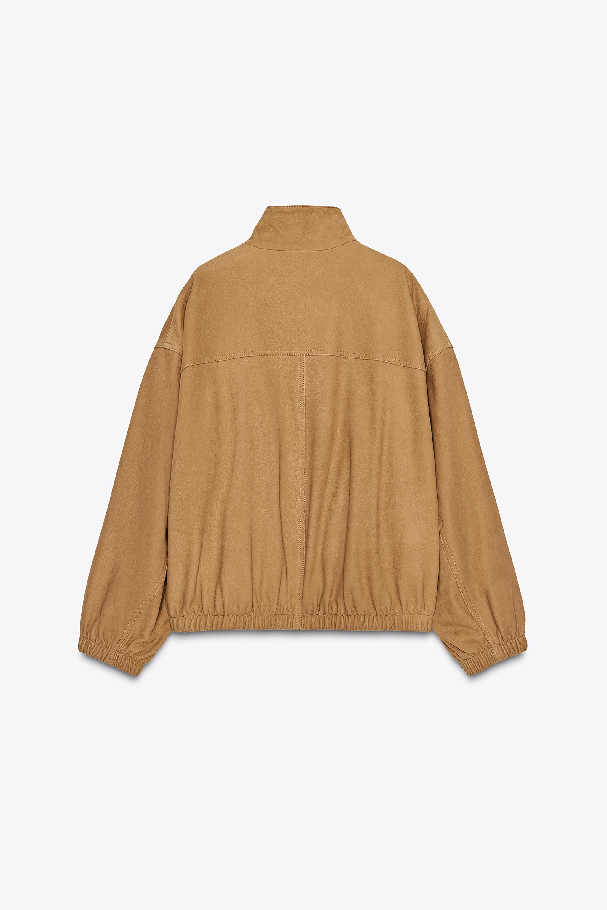 ZW COLLECTION LIMITED EDITION LEATHER BOMBER JACKET