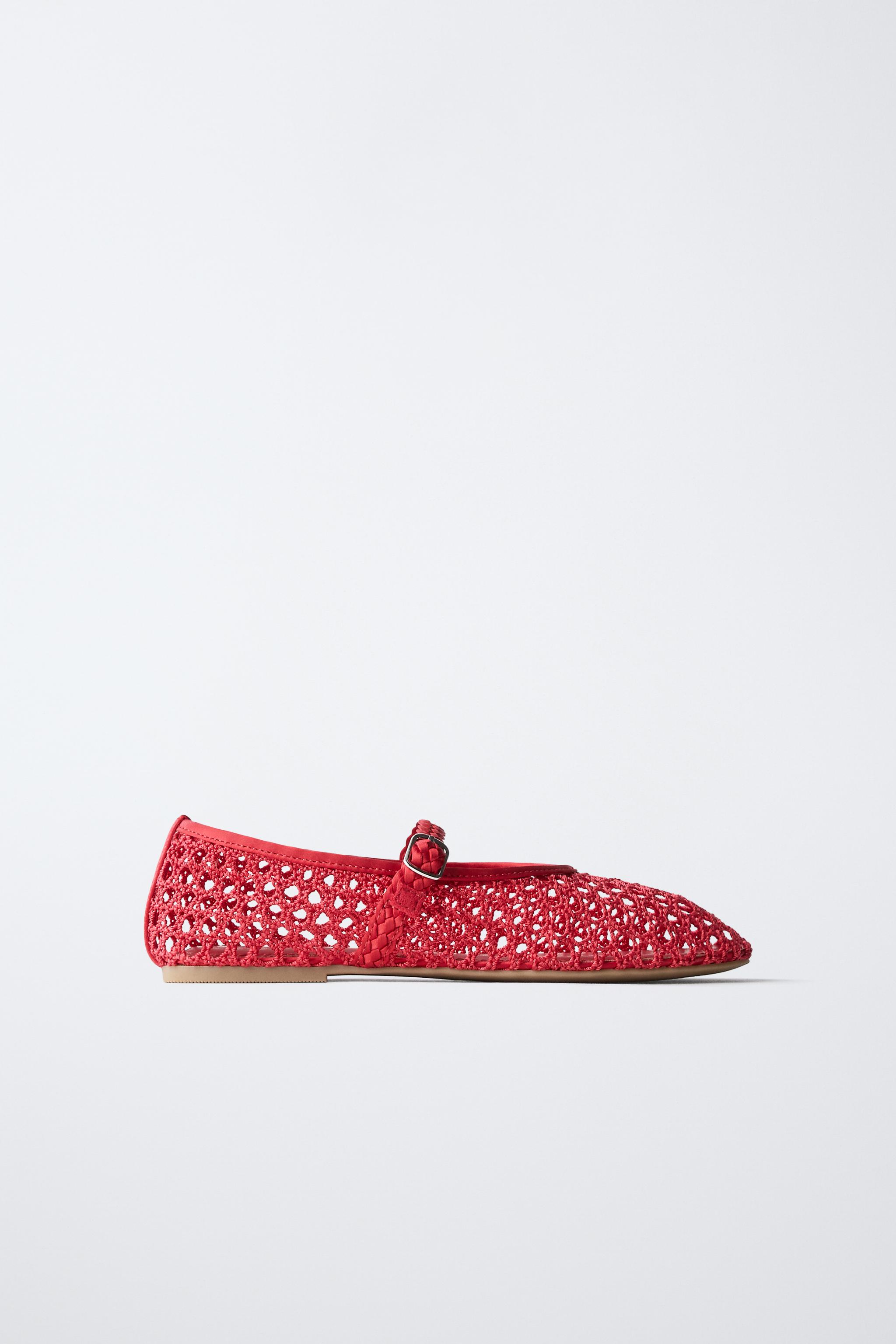 OPENWORK BALLET FLATS