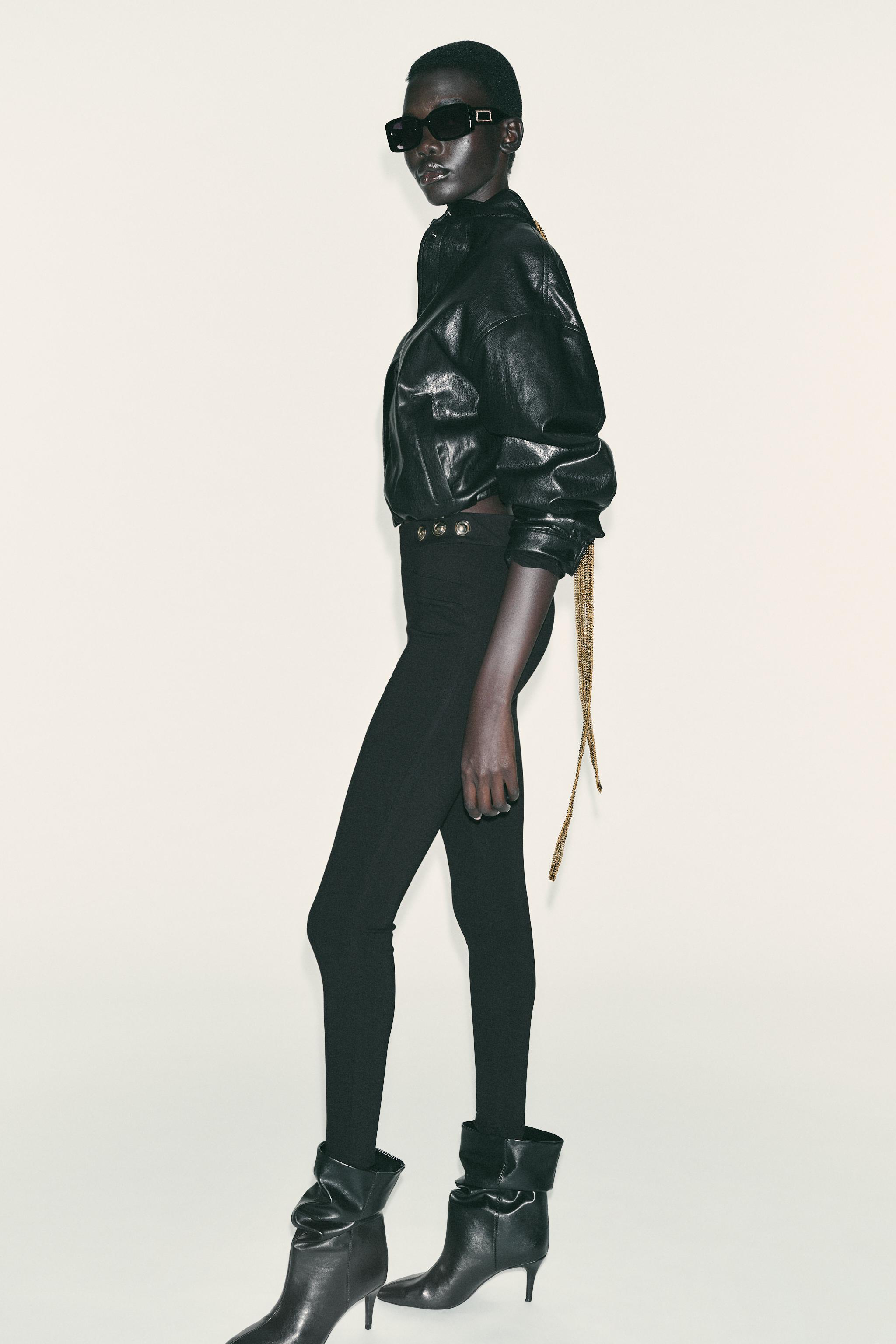 GOLD BUTTON LEGGINGS