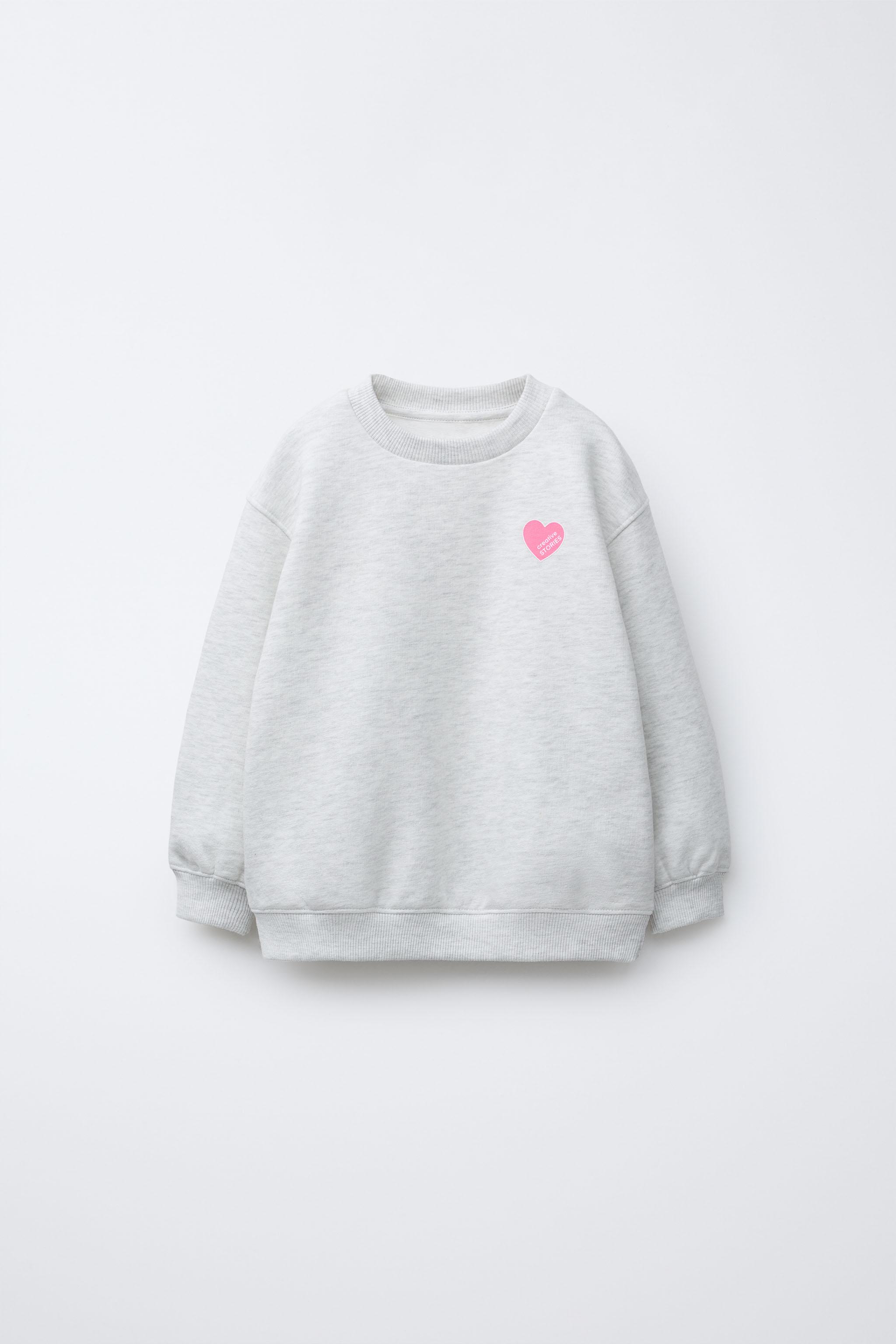 BASIC HEART SWEATSHIRT