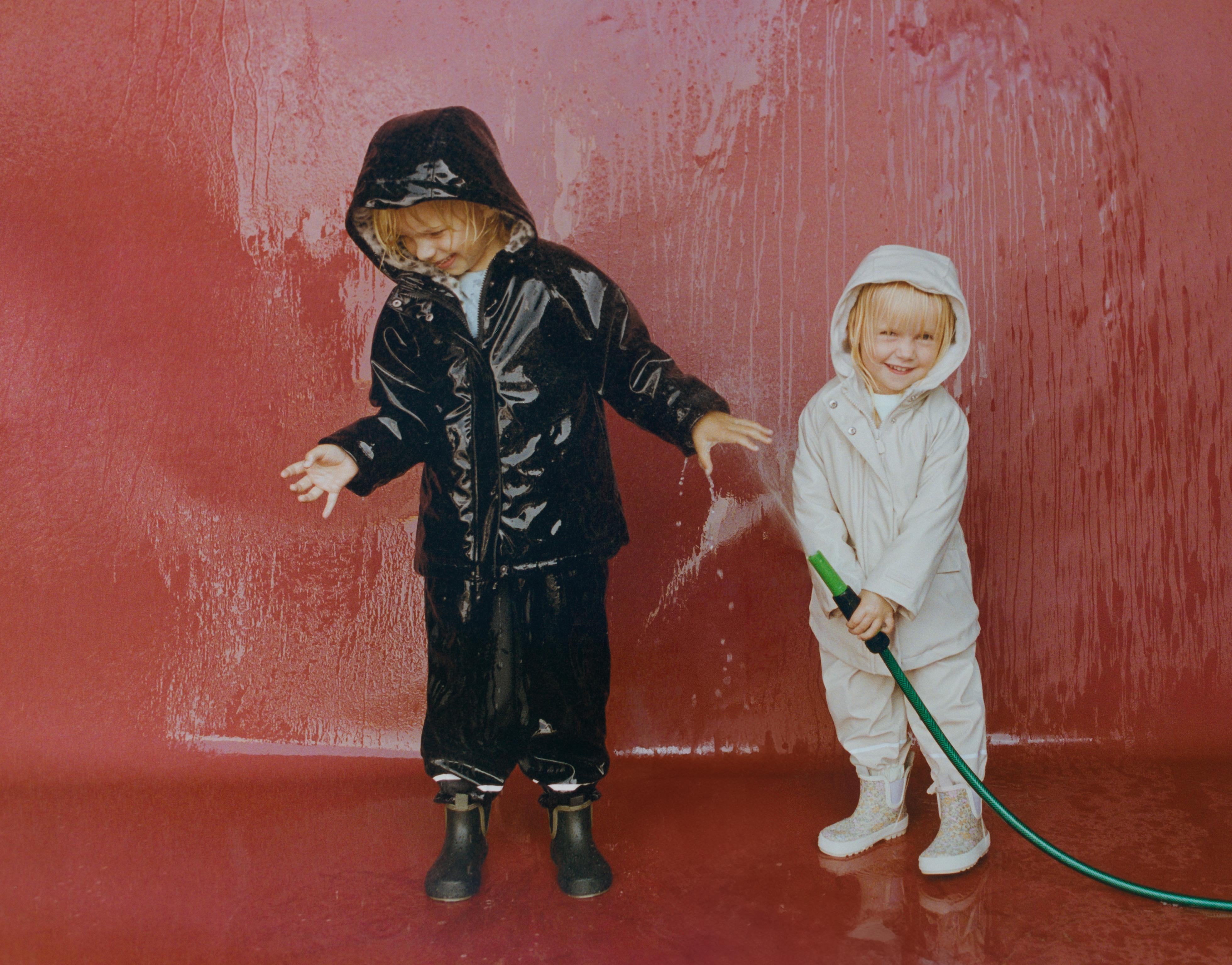 WATER REPELLENT COATED FAUX FUR ANIMAL PRINT JACKET