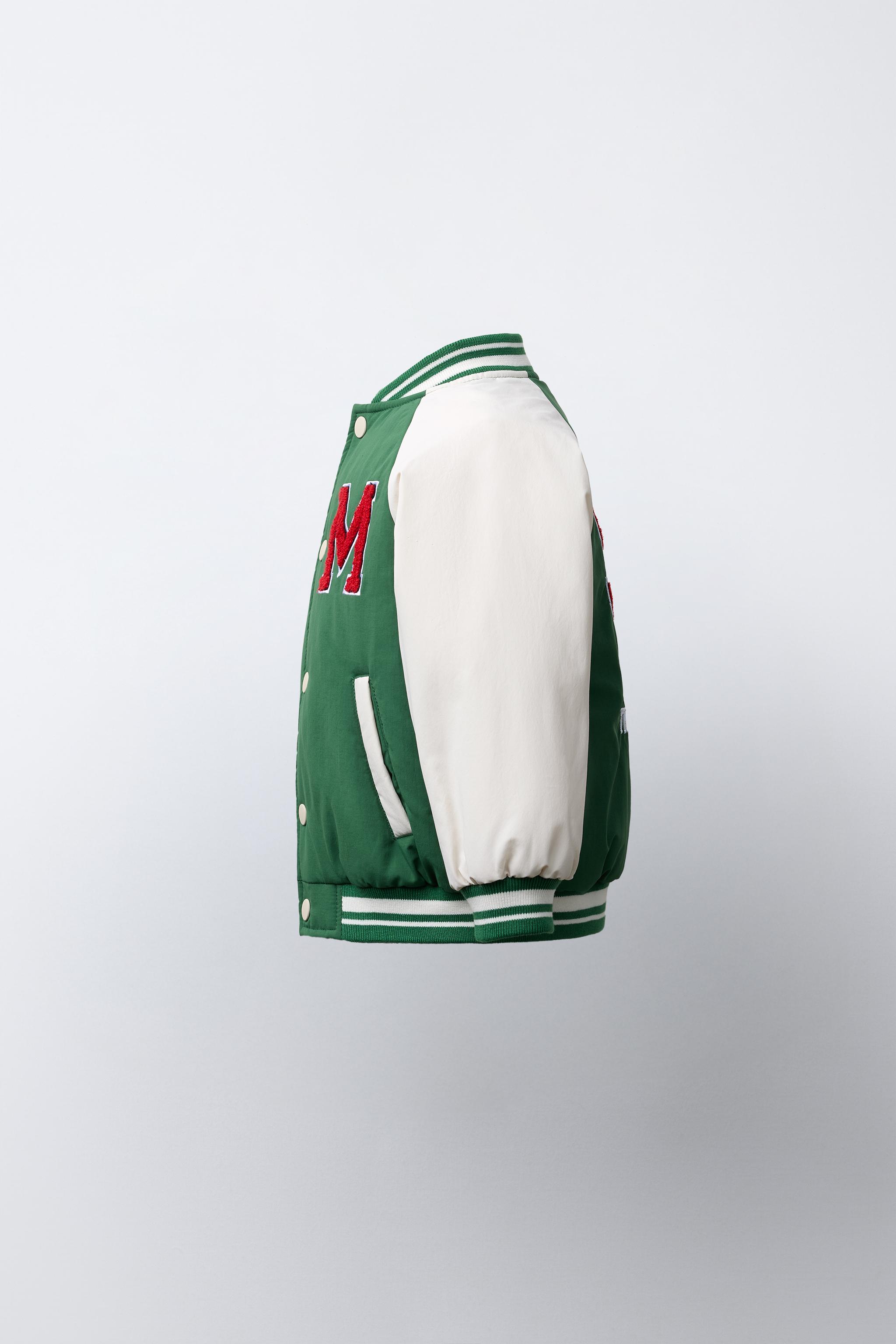 EMBROIDERED VARSITY BOMBER JACKET