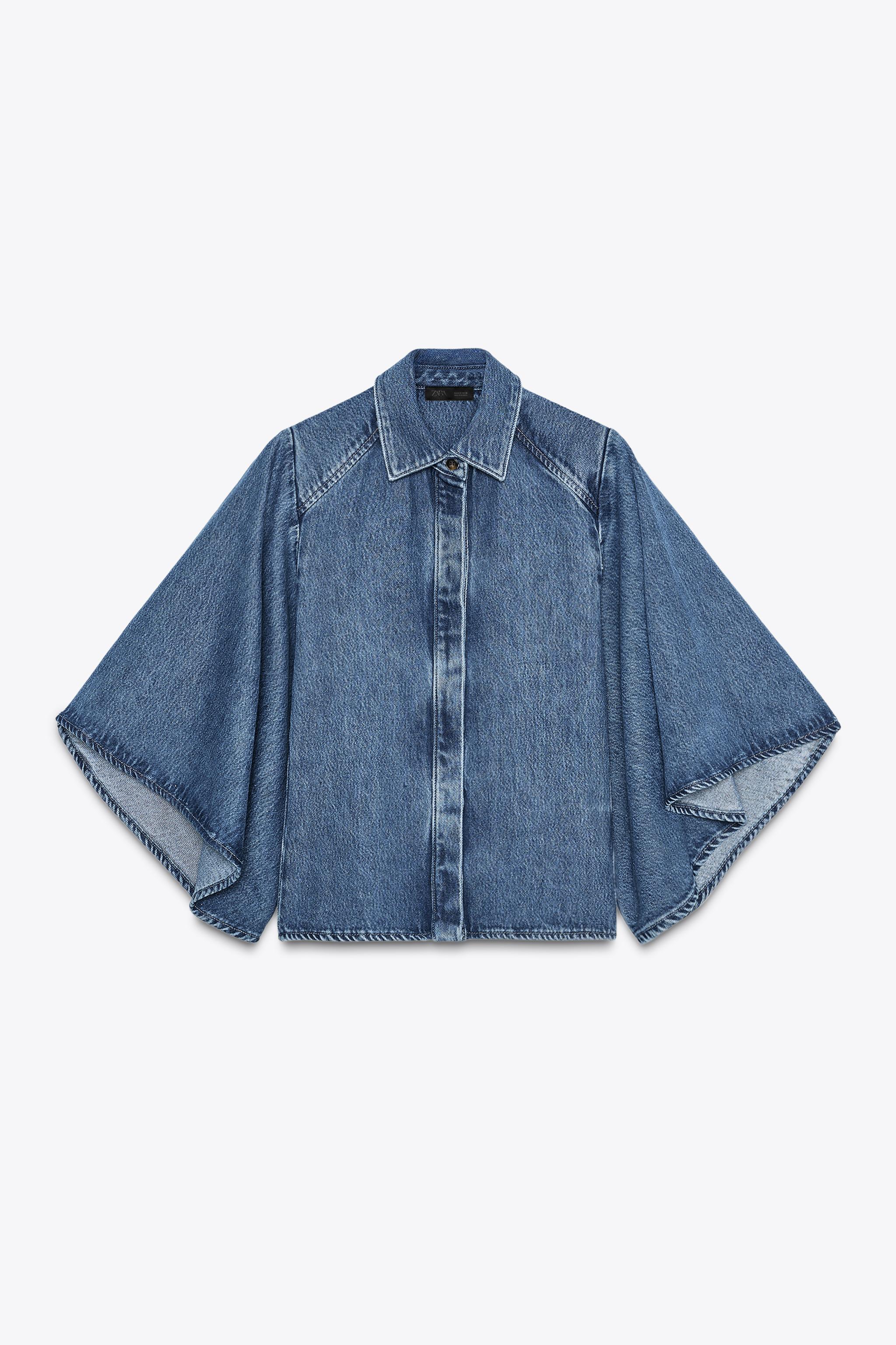 ZW COLLECTION KIMONO DENIM SHIRT