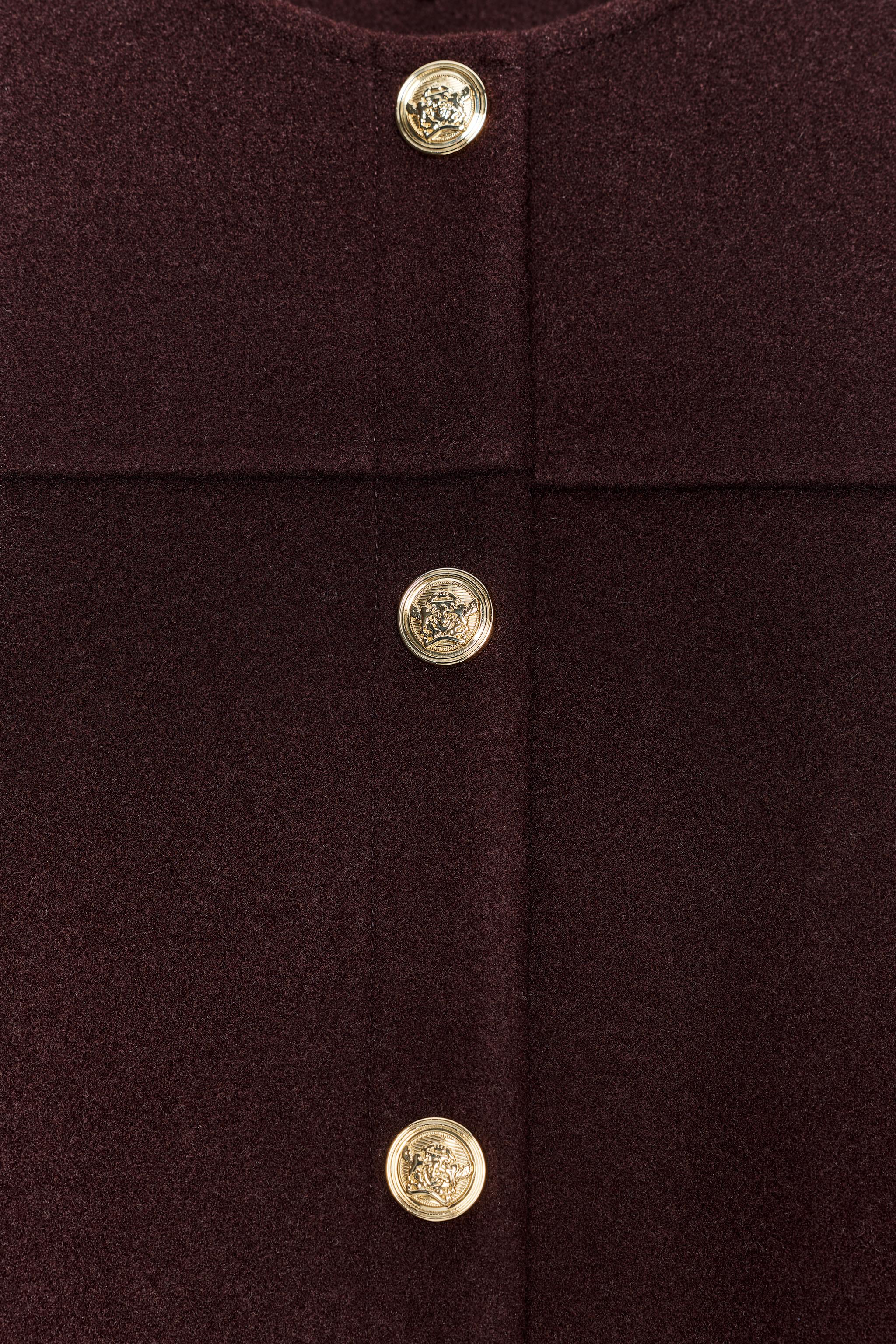 SOFT JACKET WITH GOLD BUTTONS
