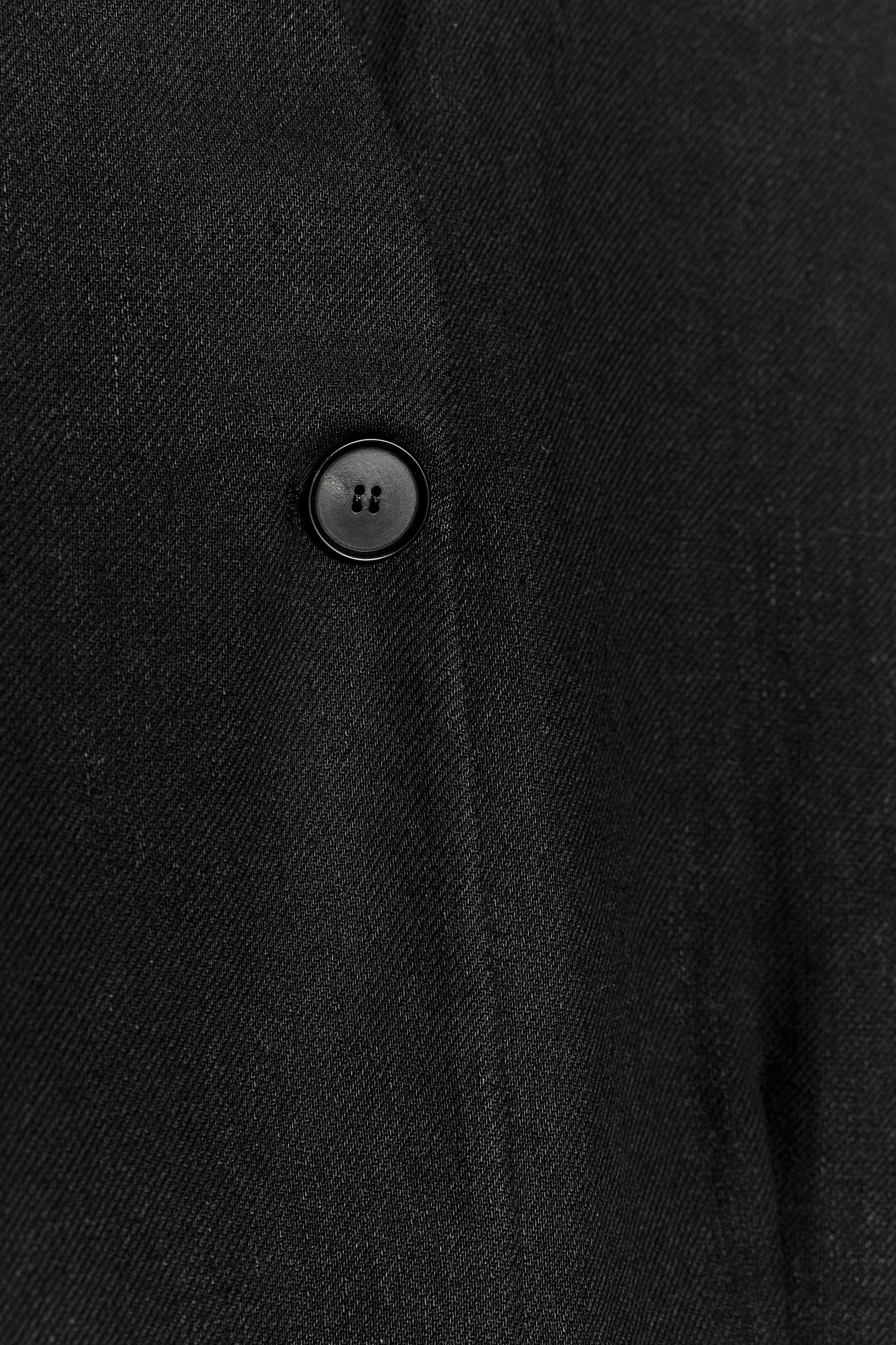 LINEN BLEND VEST ZW COLLECTION