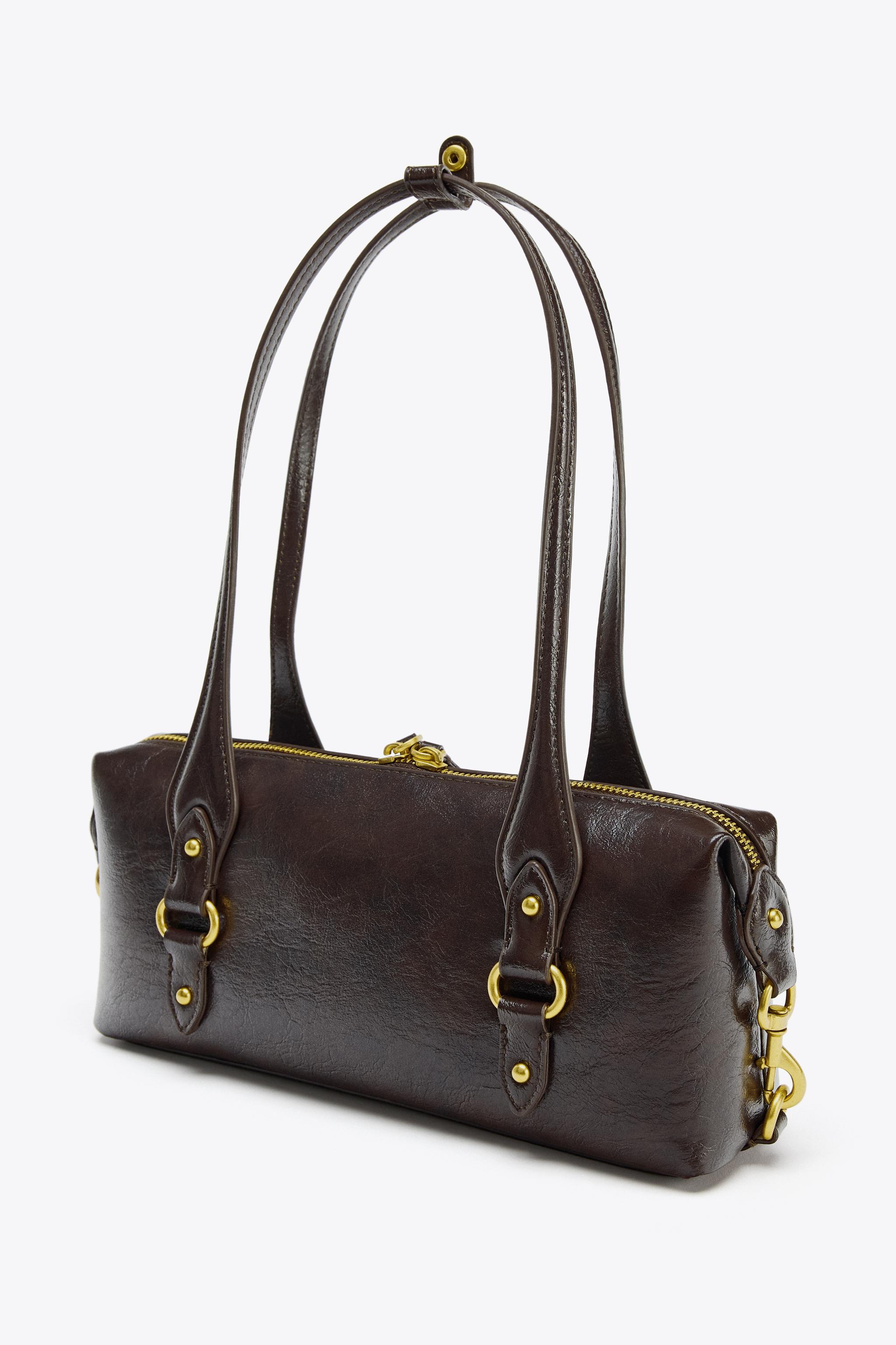 SHOULDER BAG WITH METAL DETAILS
