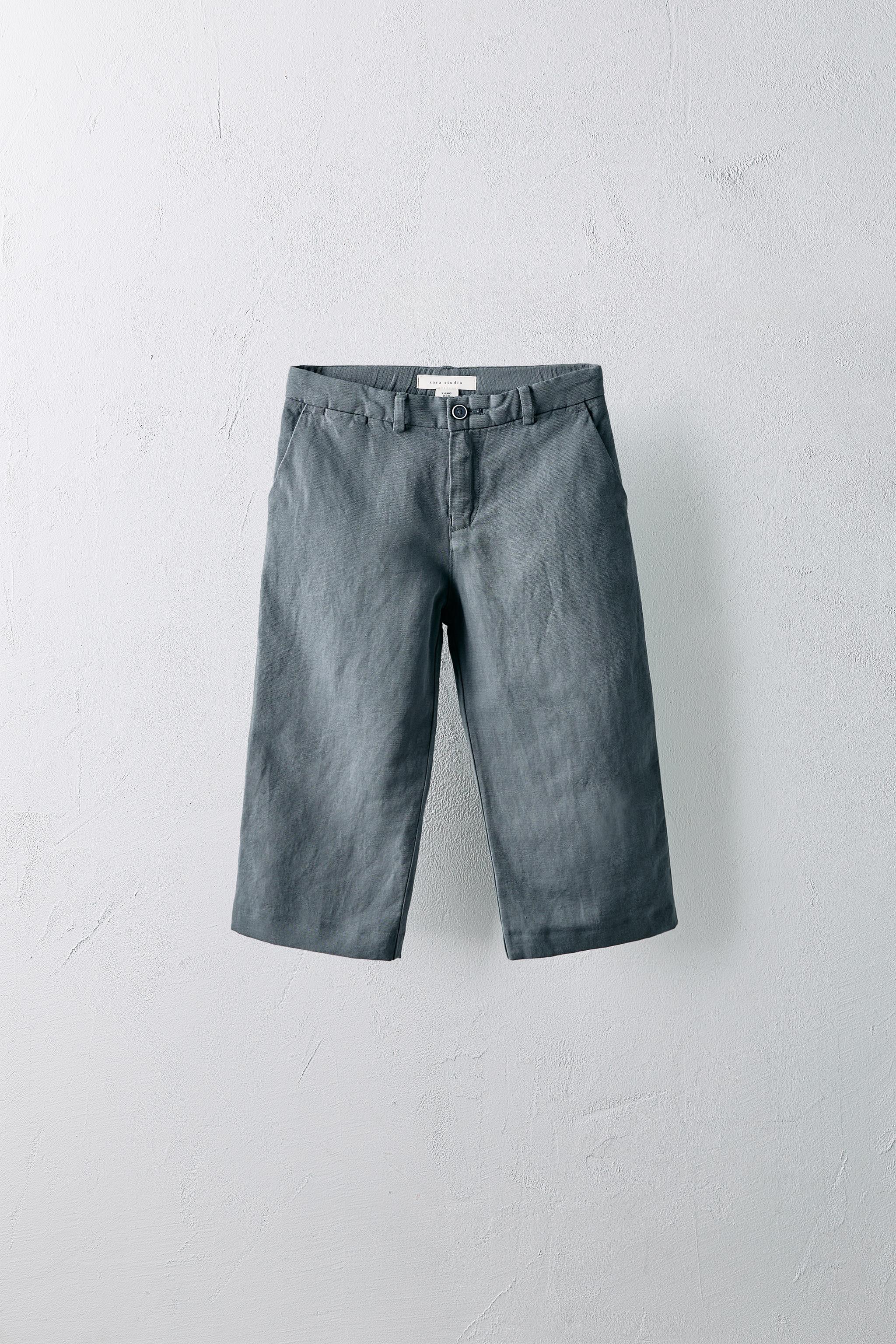 2-5 YEARS/ LIMITED EDITION COTTON LINEN PANTS