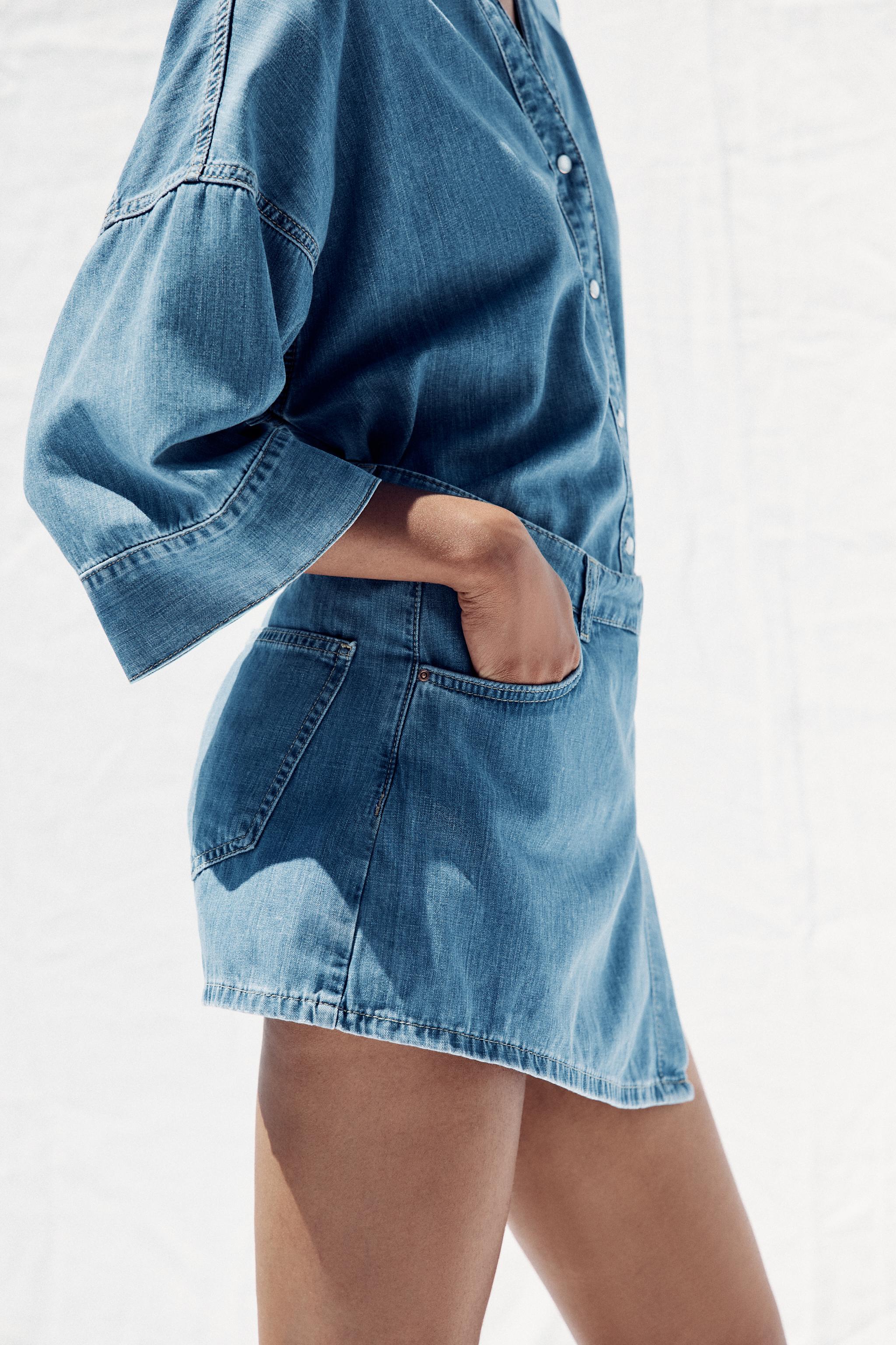 Z1975 DENIM WRAP SKORT