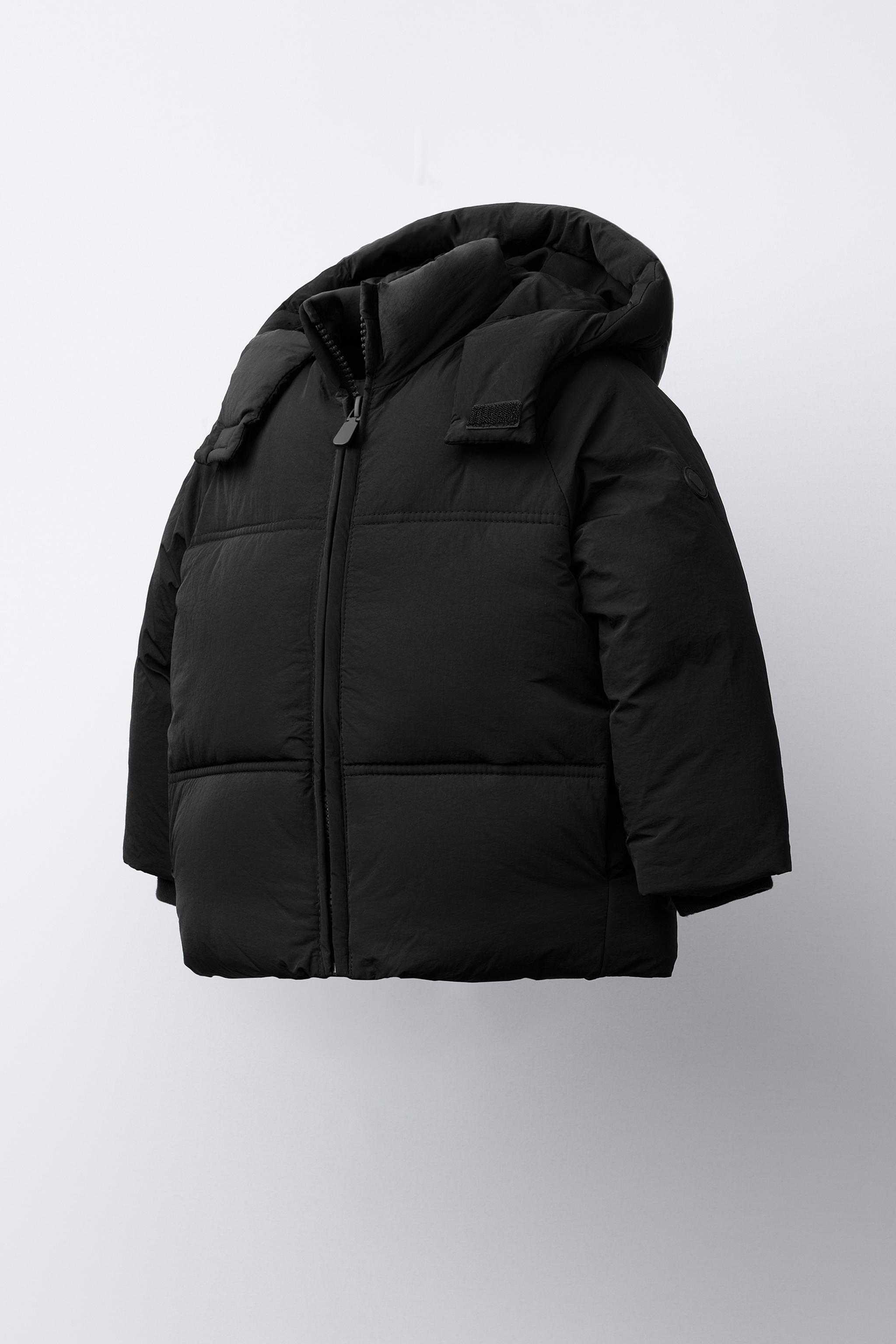 WATER REPELLENT HOODED PUFFER JACKET