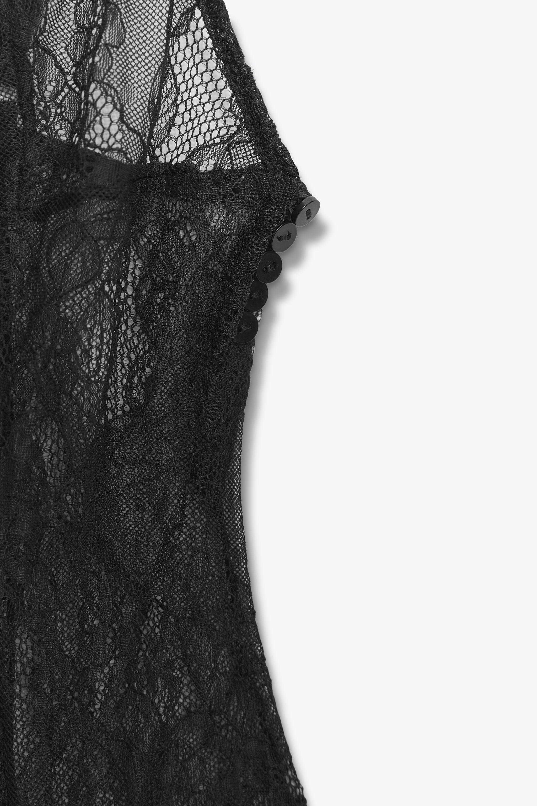 BUTTON LACE BODYSUIT