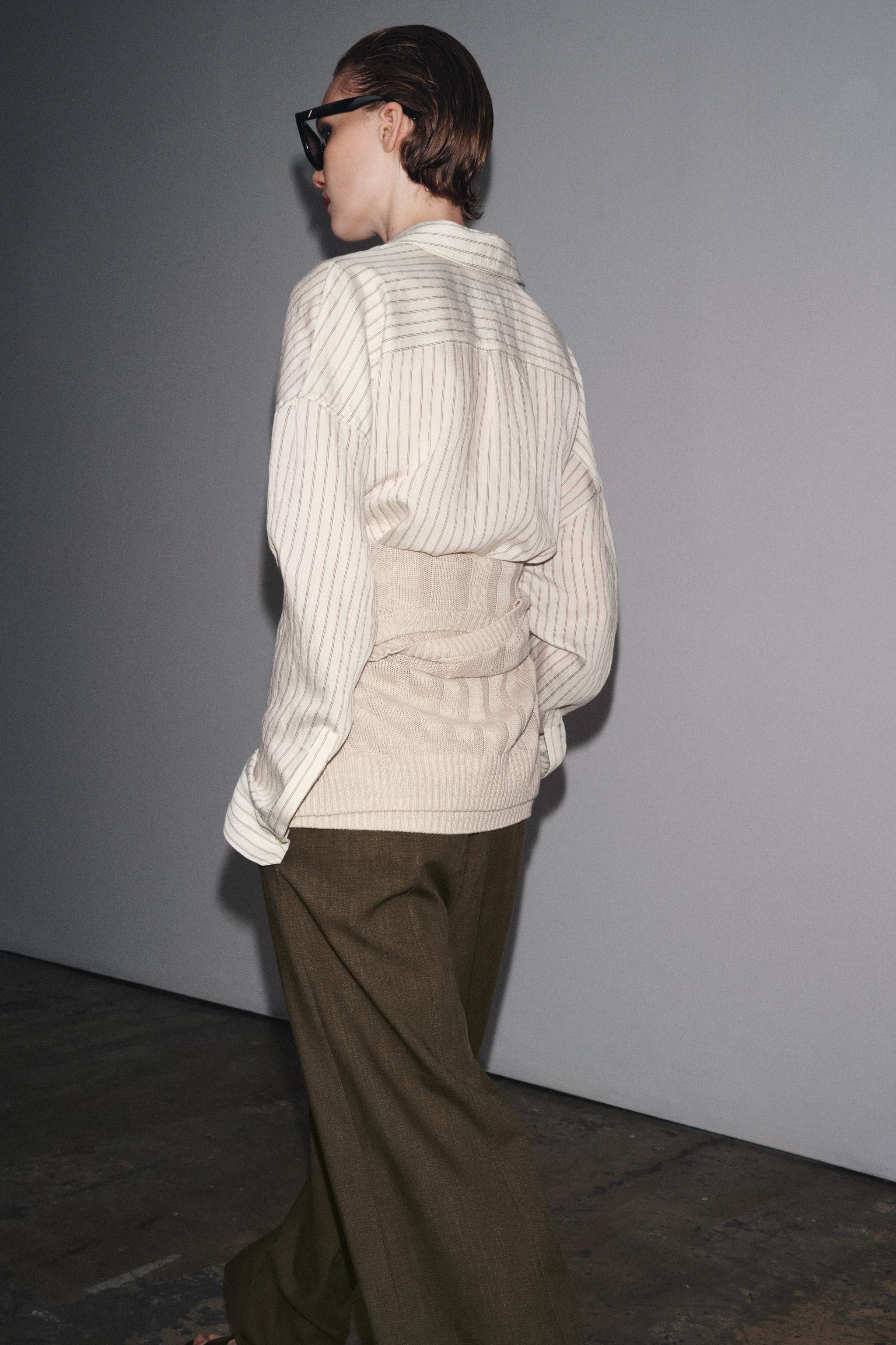 ZW COLLECTION STRIPED SHIRT