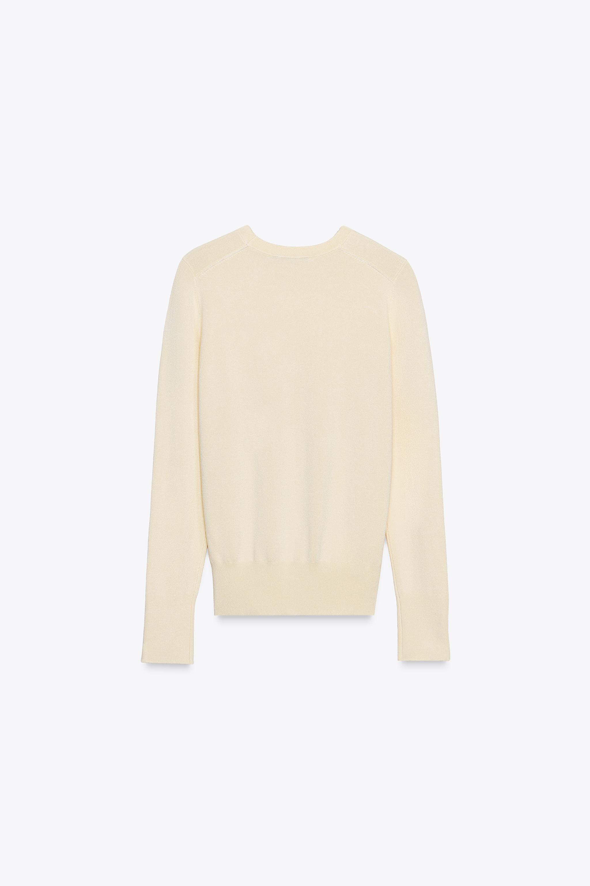 BASIC PLAIN KNIT SWEATER