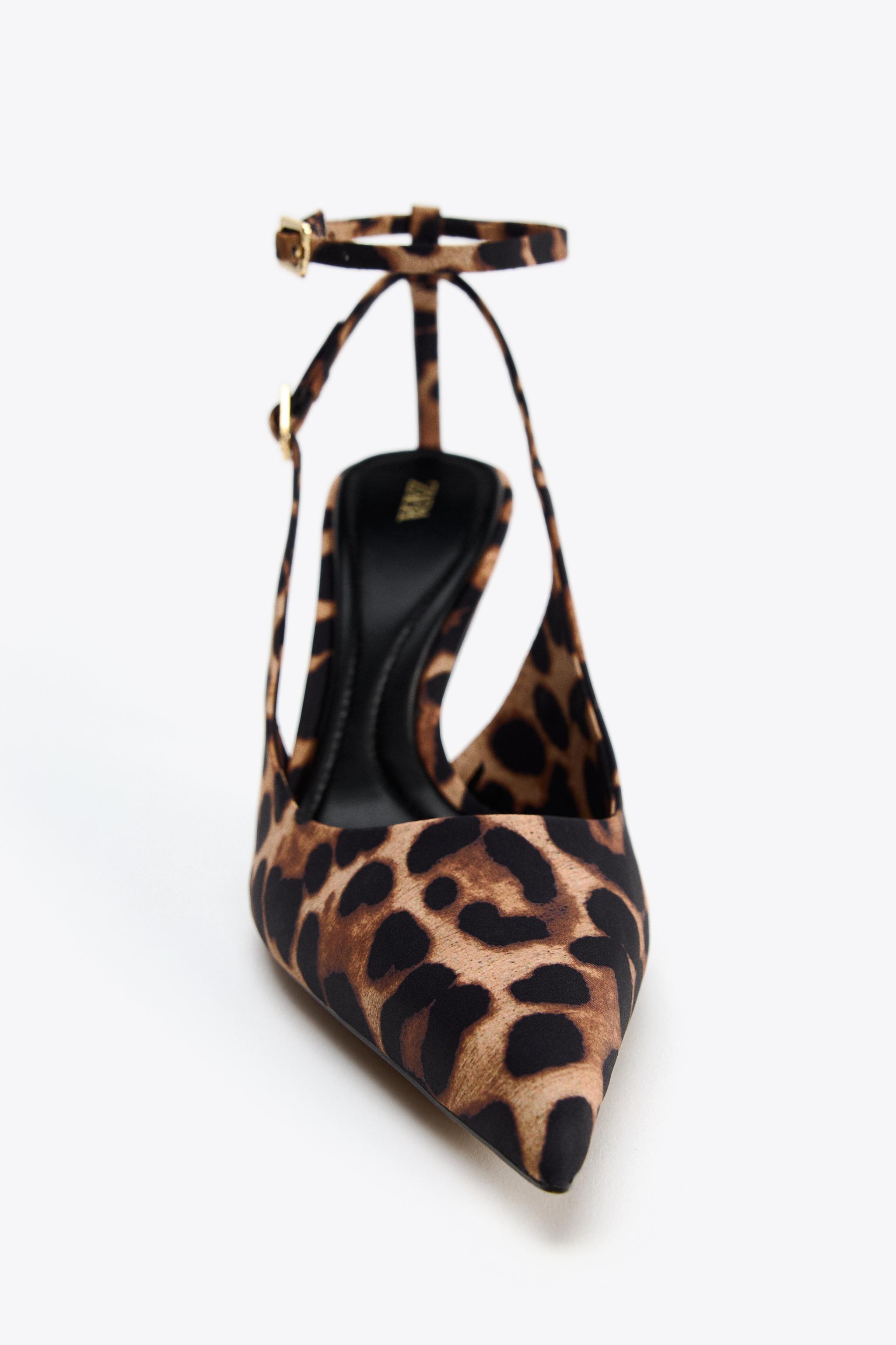 LEOPARD SLING BACK HEELS