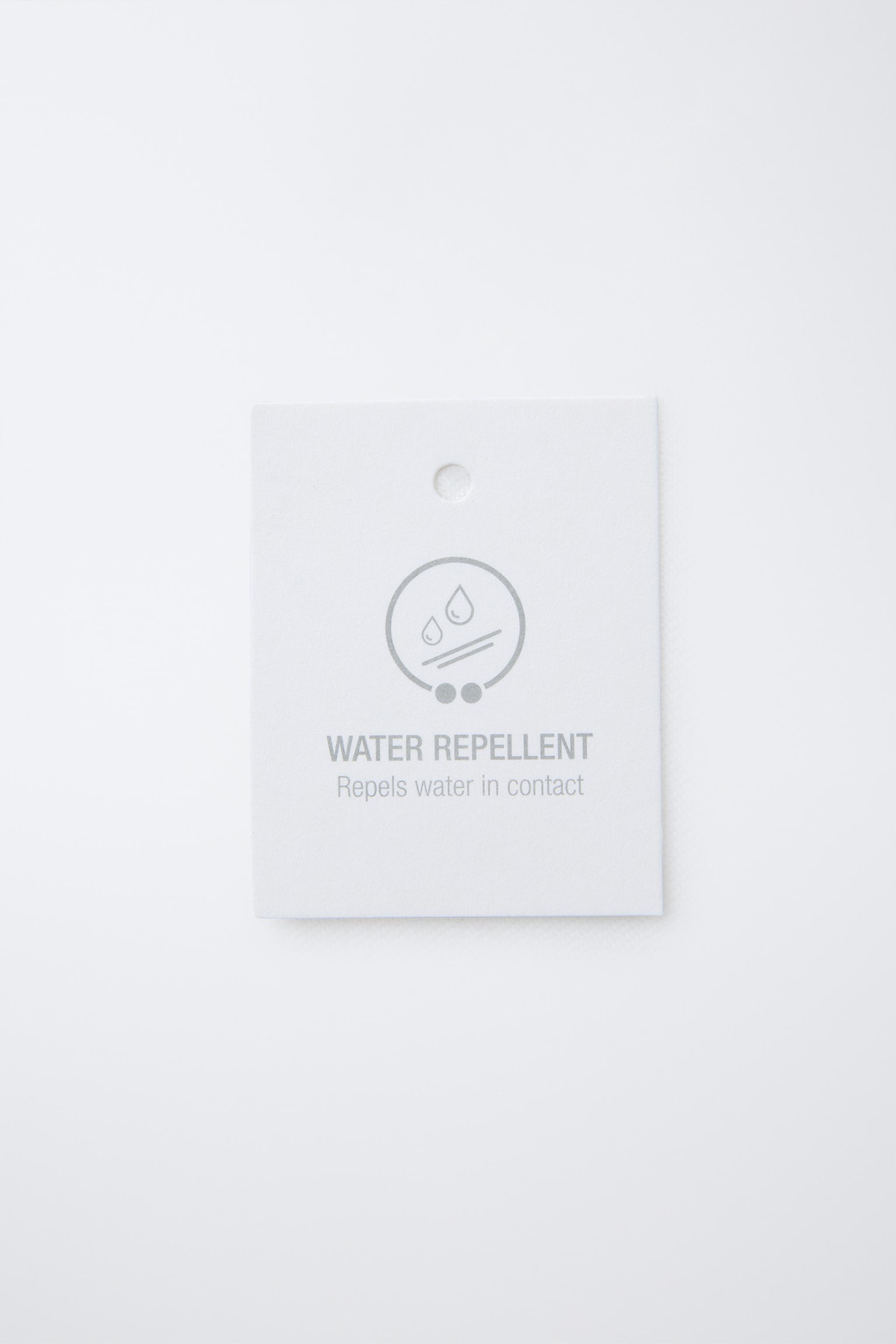 WATER REPELLENT HOODED PUFFER JACKET