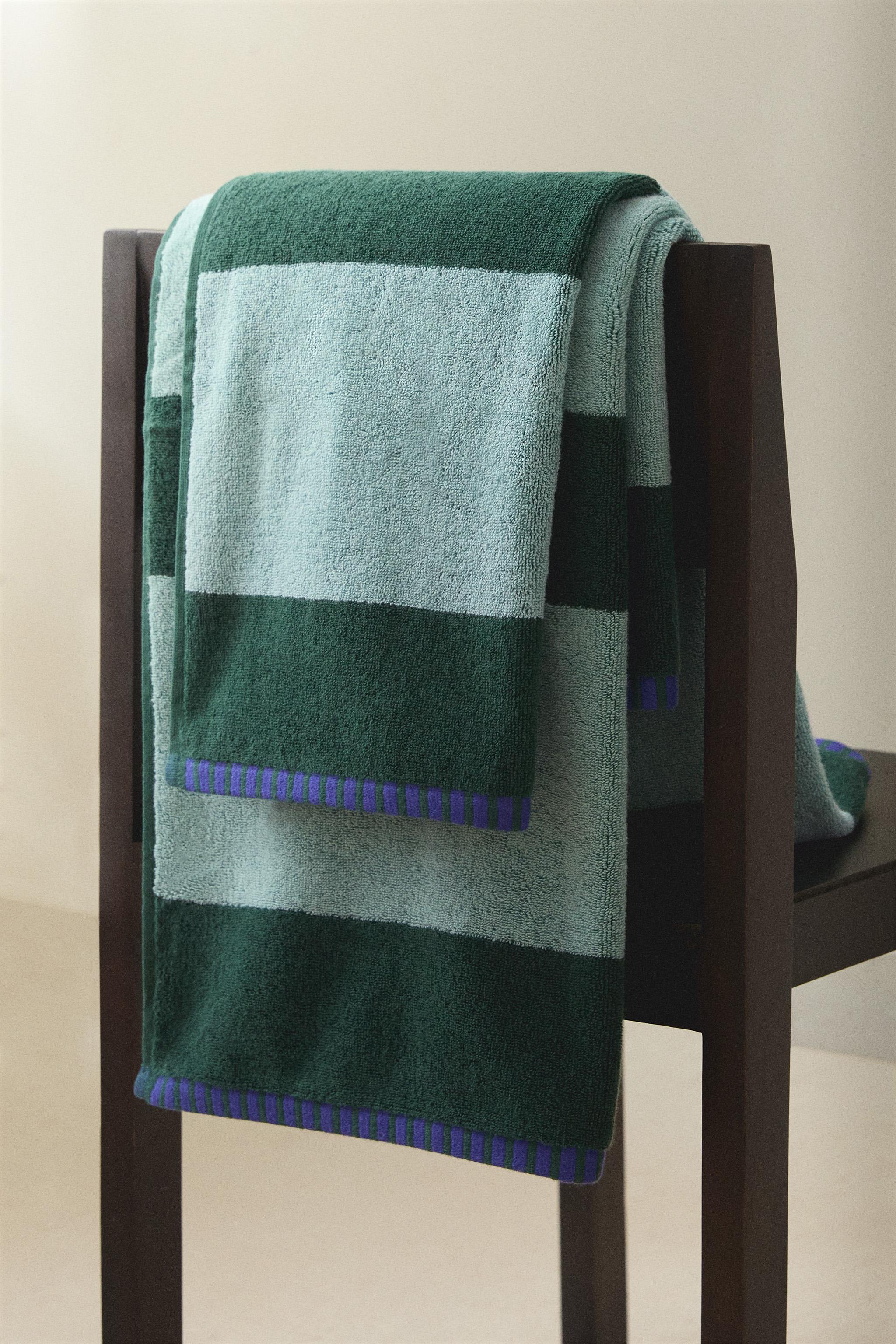 STRIPED COTTON TOWEL X COLLAGERIE