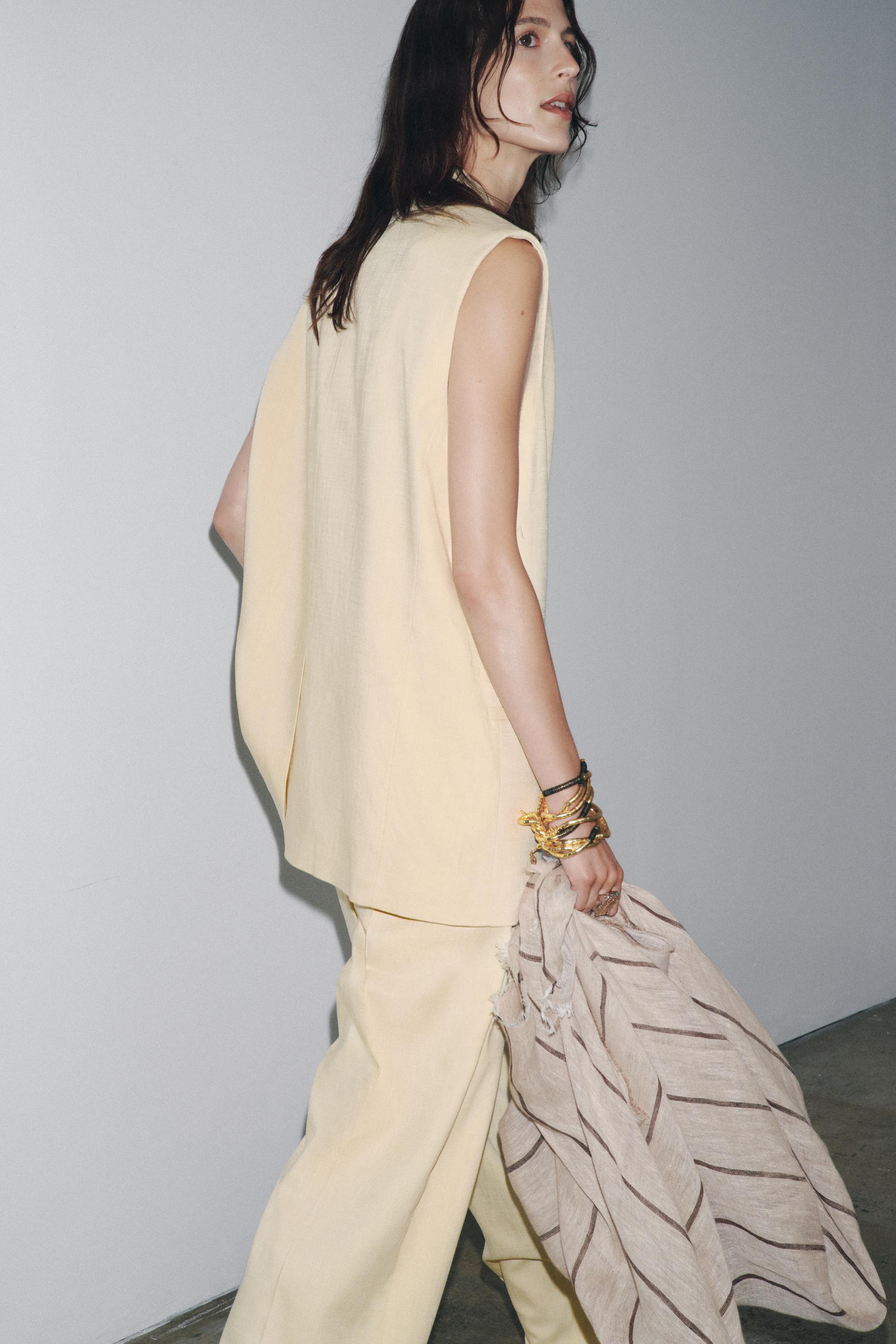 ZW COLLECTION WIDE LEG PLEATED PANTS