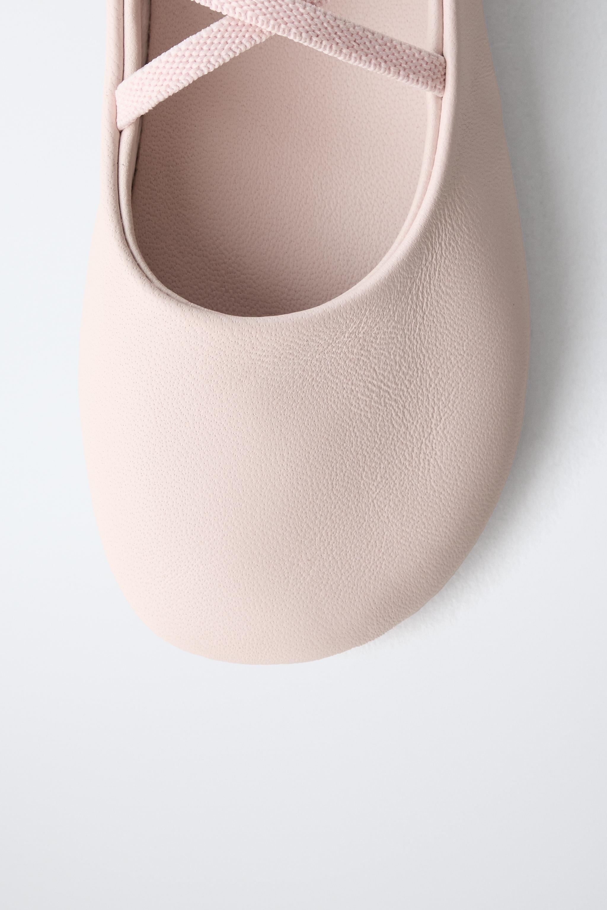 LEATHER BALLET FLATS