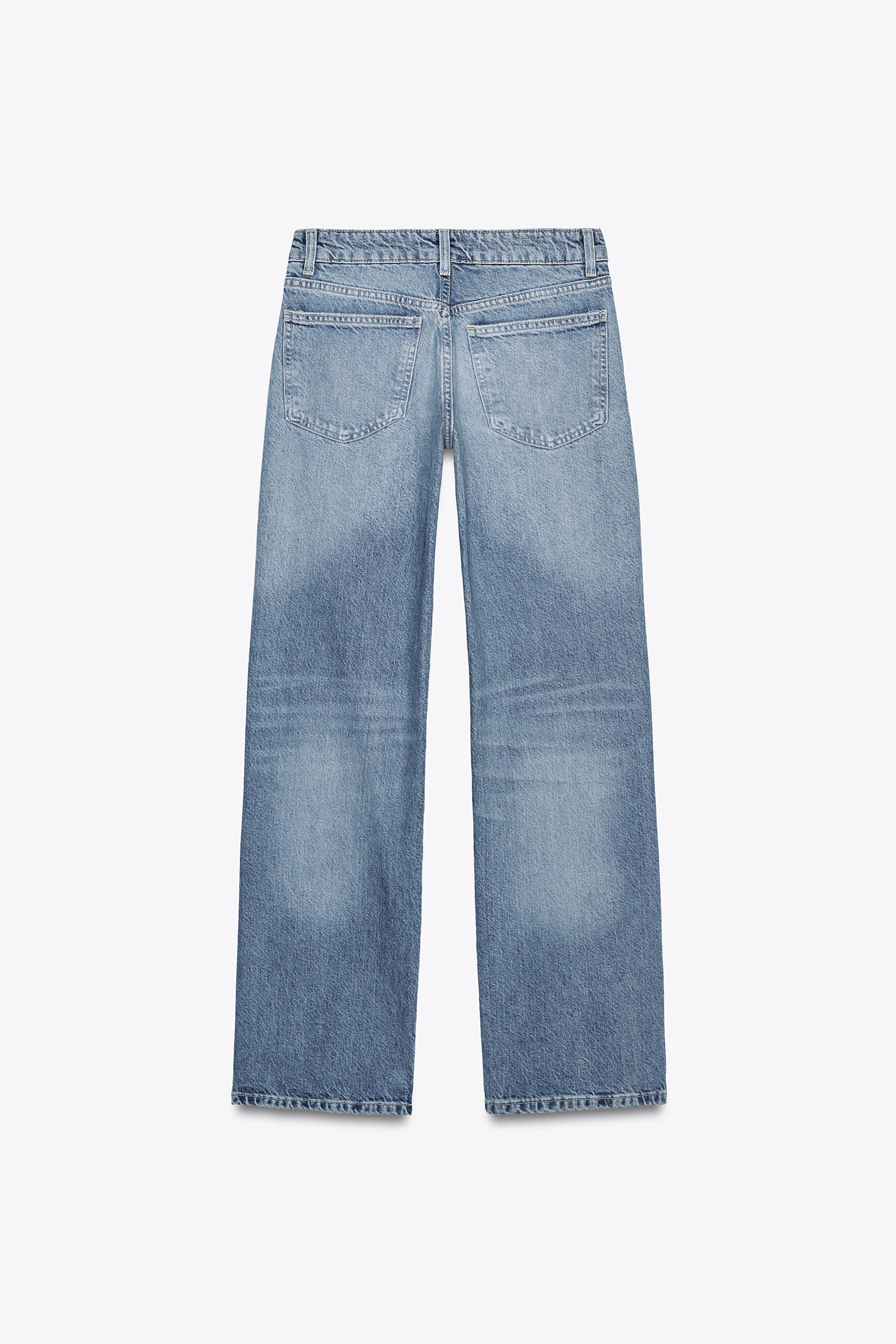 TRF MID-RISE WIDE LEG JEANS