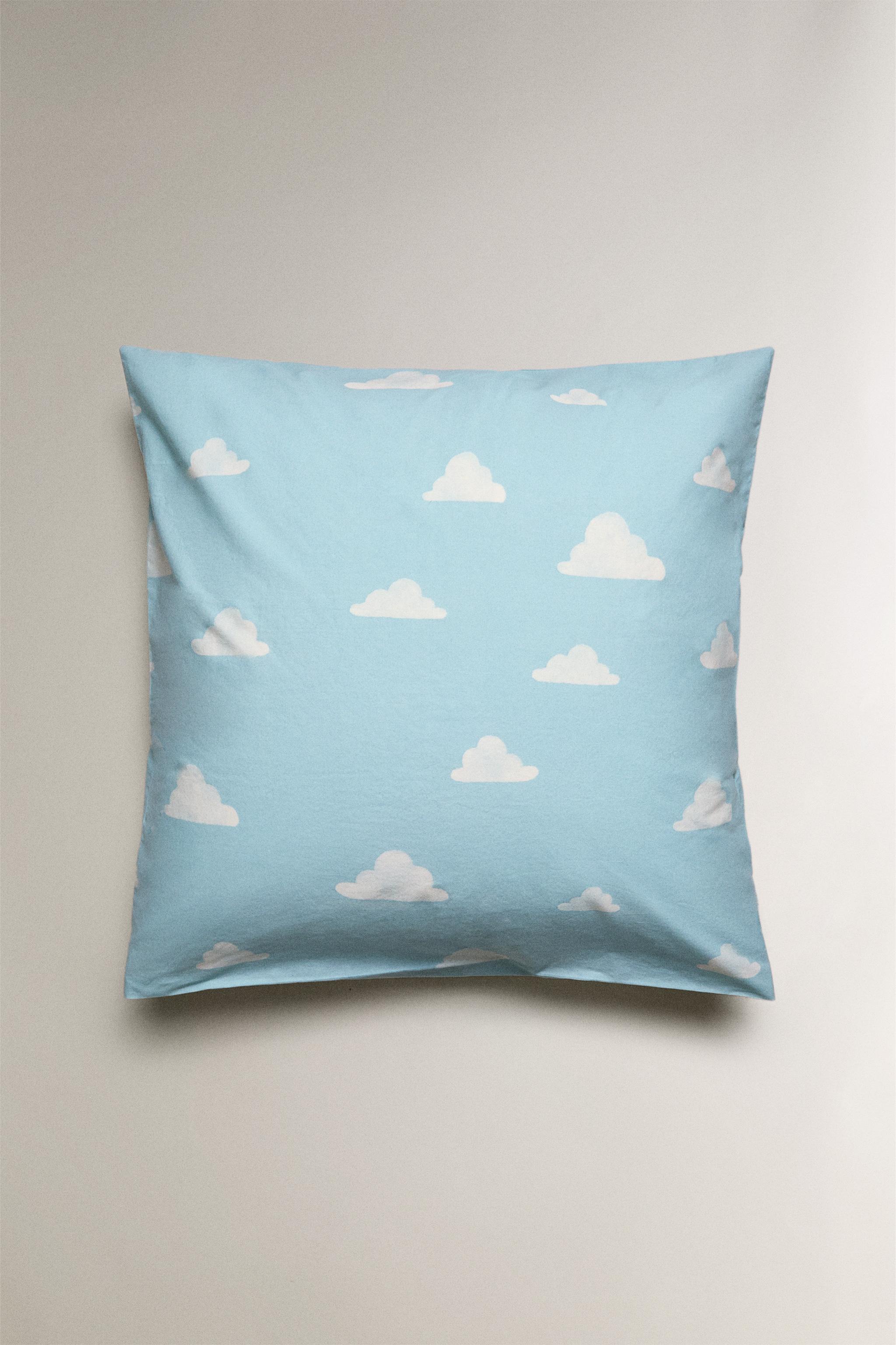 CHILDREN'S CLOUD PRINT PILLOWCASE