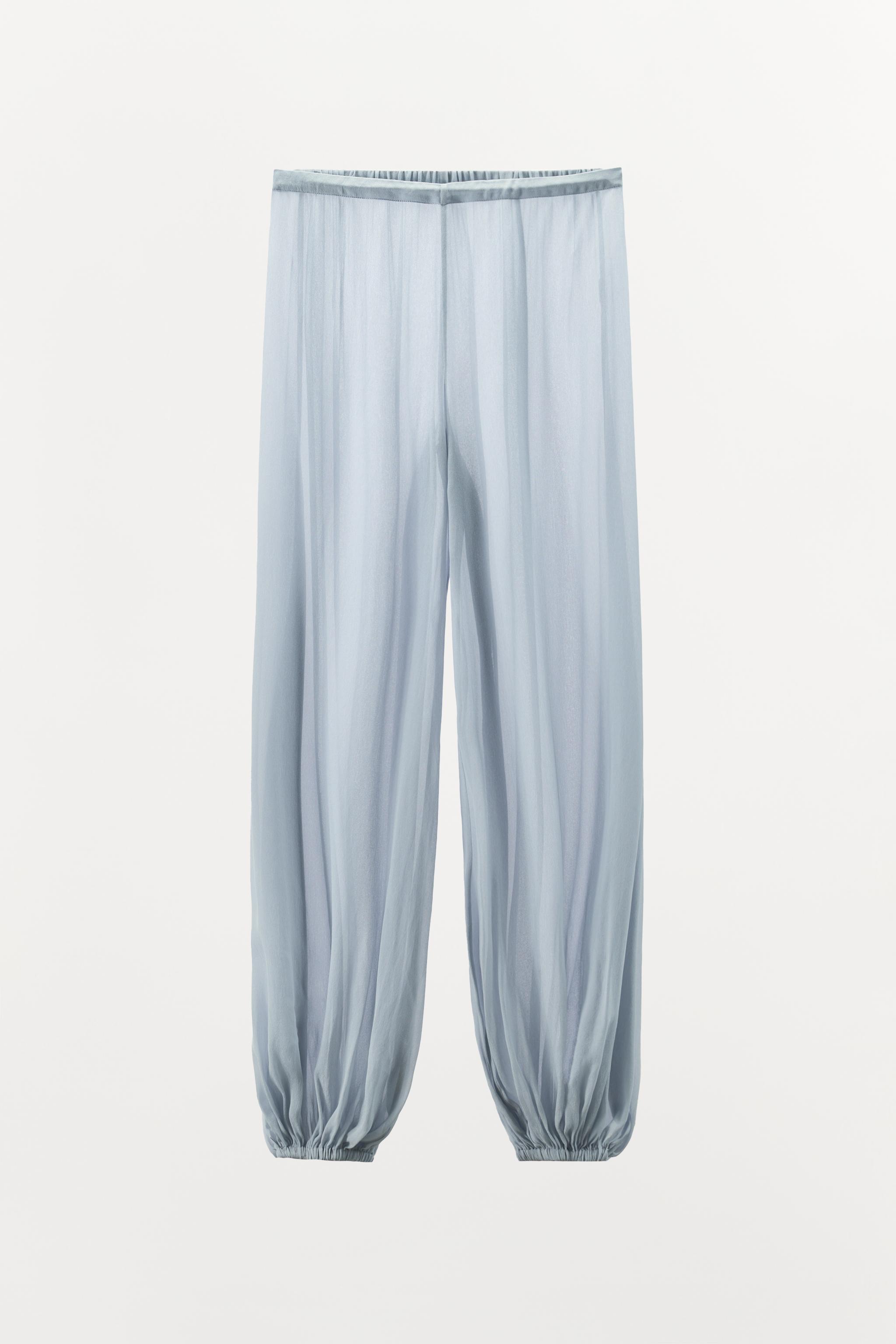 SEMI-SHEER BUBBLE PANTS