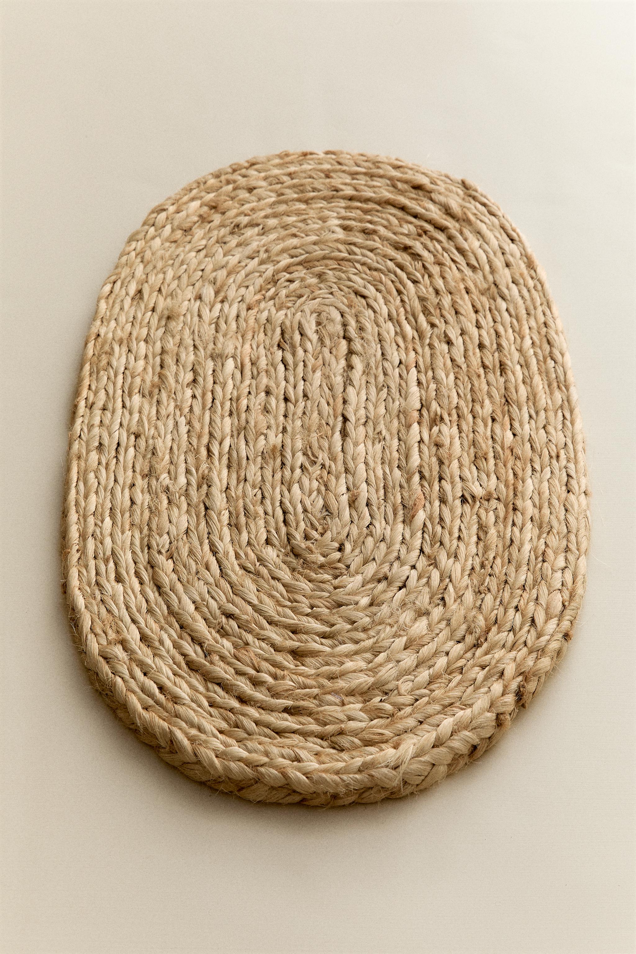 OVAL JUTE DOORMAT