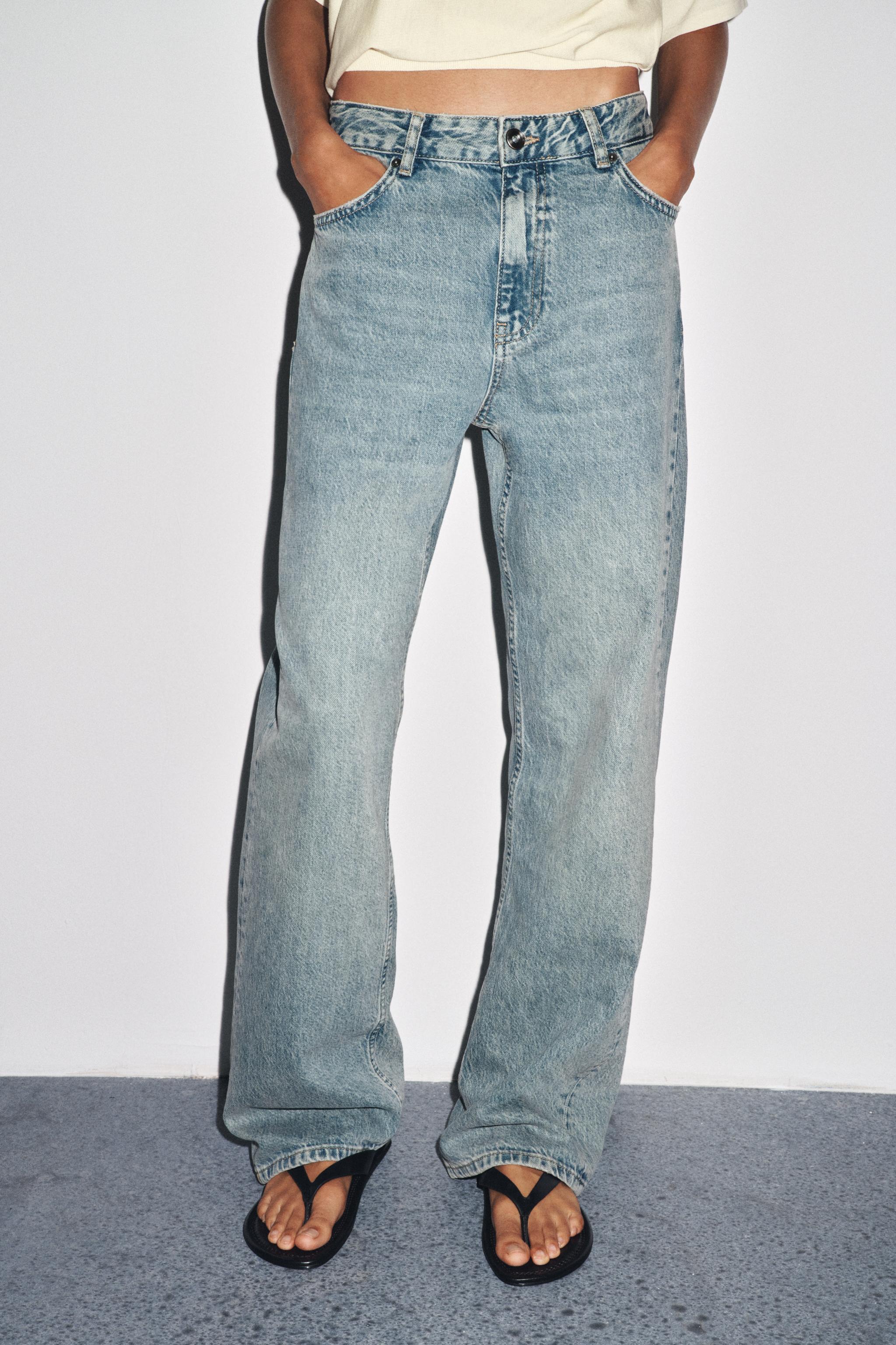 ZW COLLECTION RELAXED MID-RISE JEANS