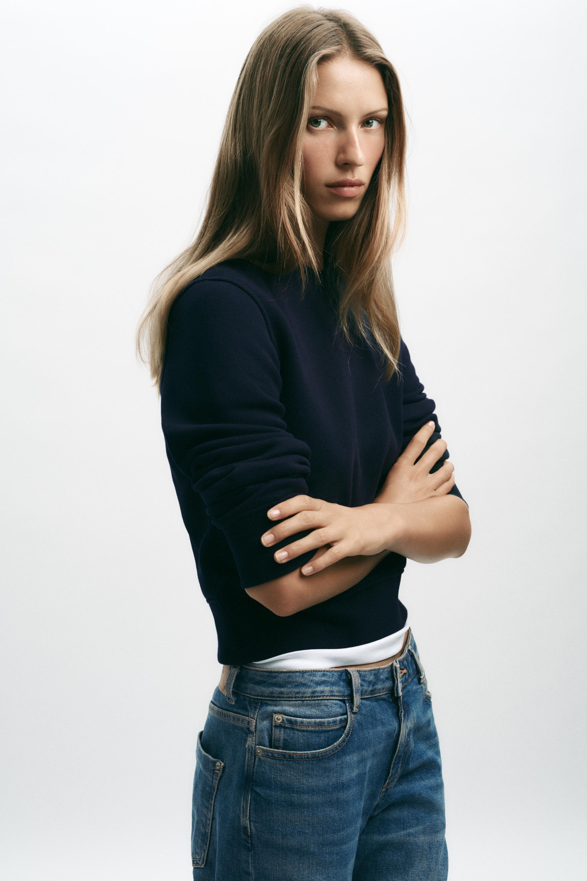 BASIC COTTON SWEATSHIRT