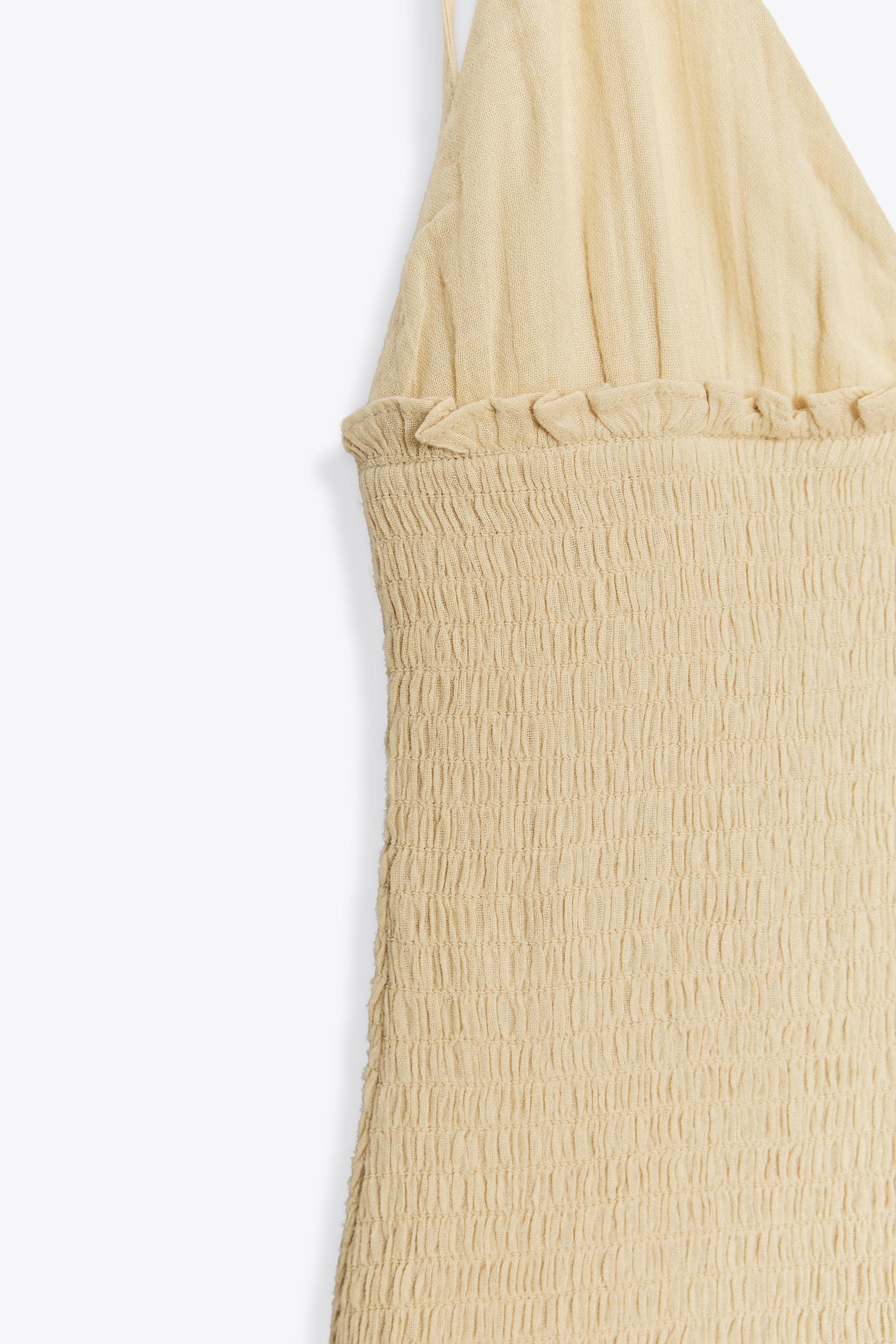 COMBINATION HONEYCOMB MIDI DRESS