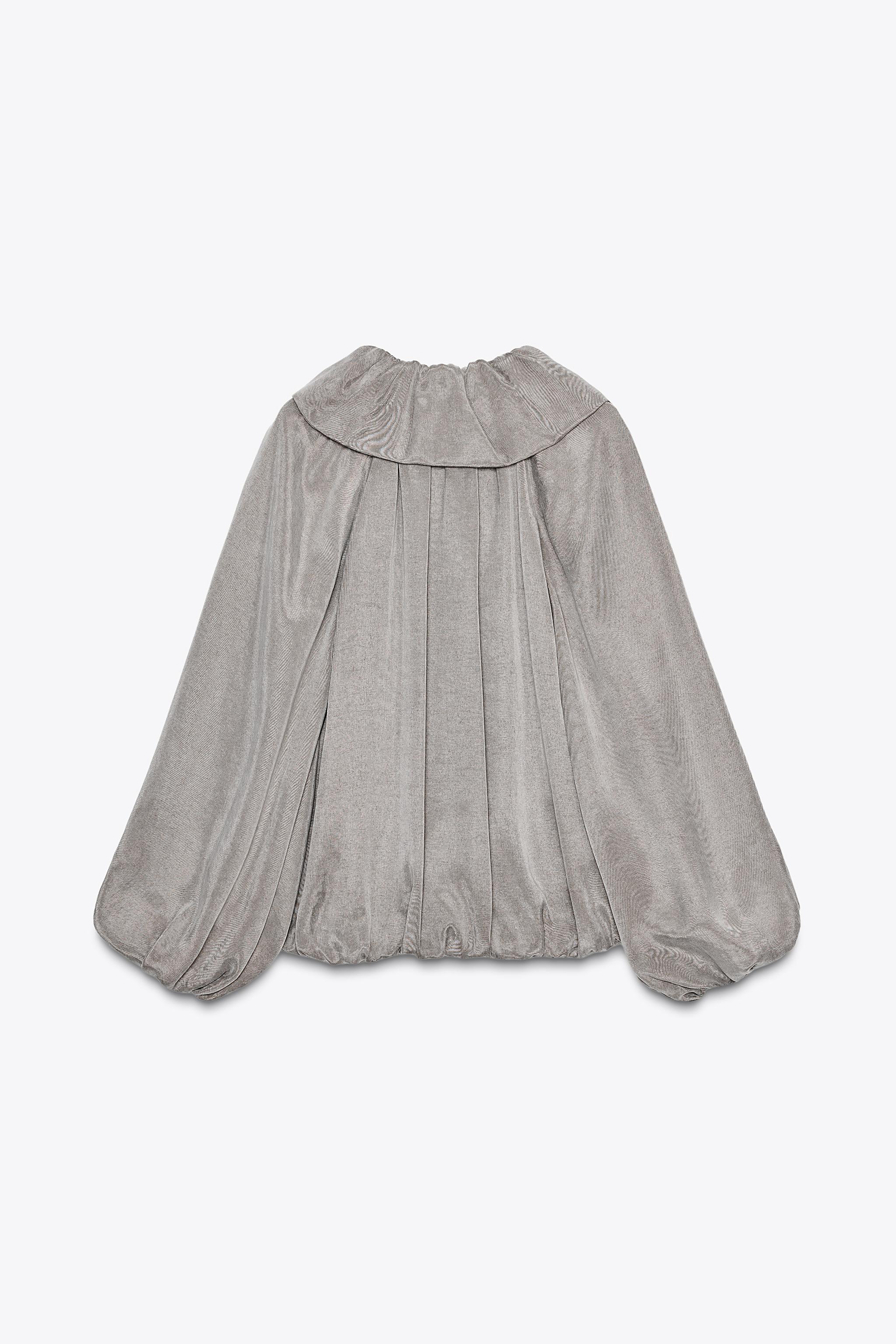 ZW COLLECTION FLOWY BOMBER JACKET