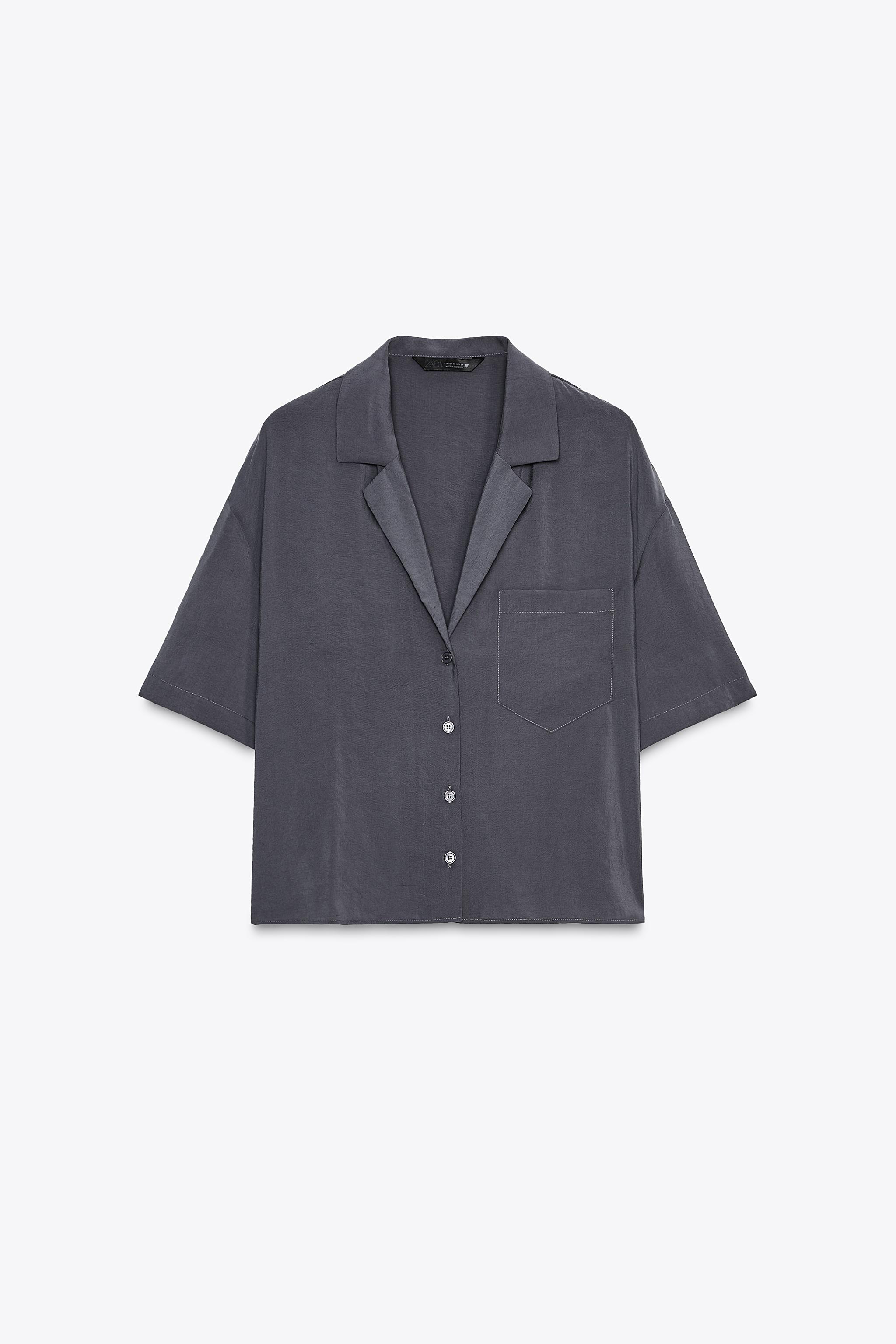 FLOWY SHORT SLEEVE SHIRT