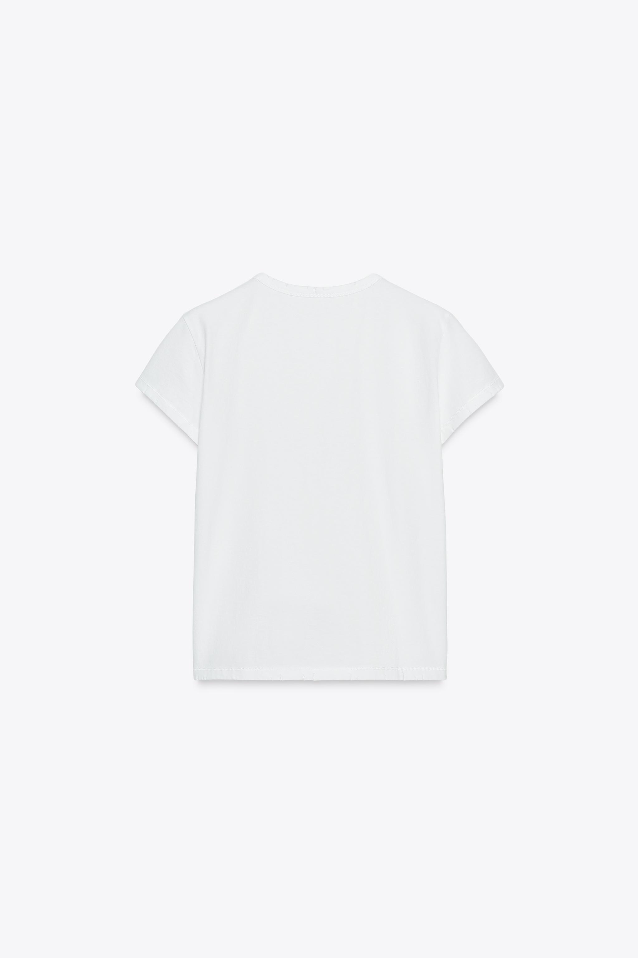 REGULAR RIPPED T-SHIRT