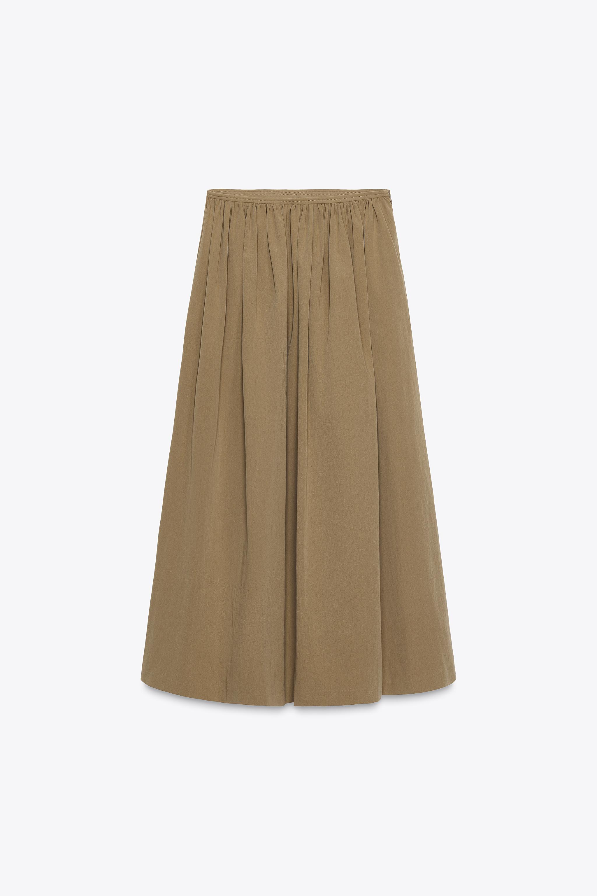 ZW COLLECTION CAPE MIDI SKIRT
