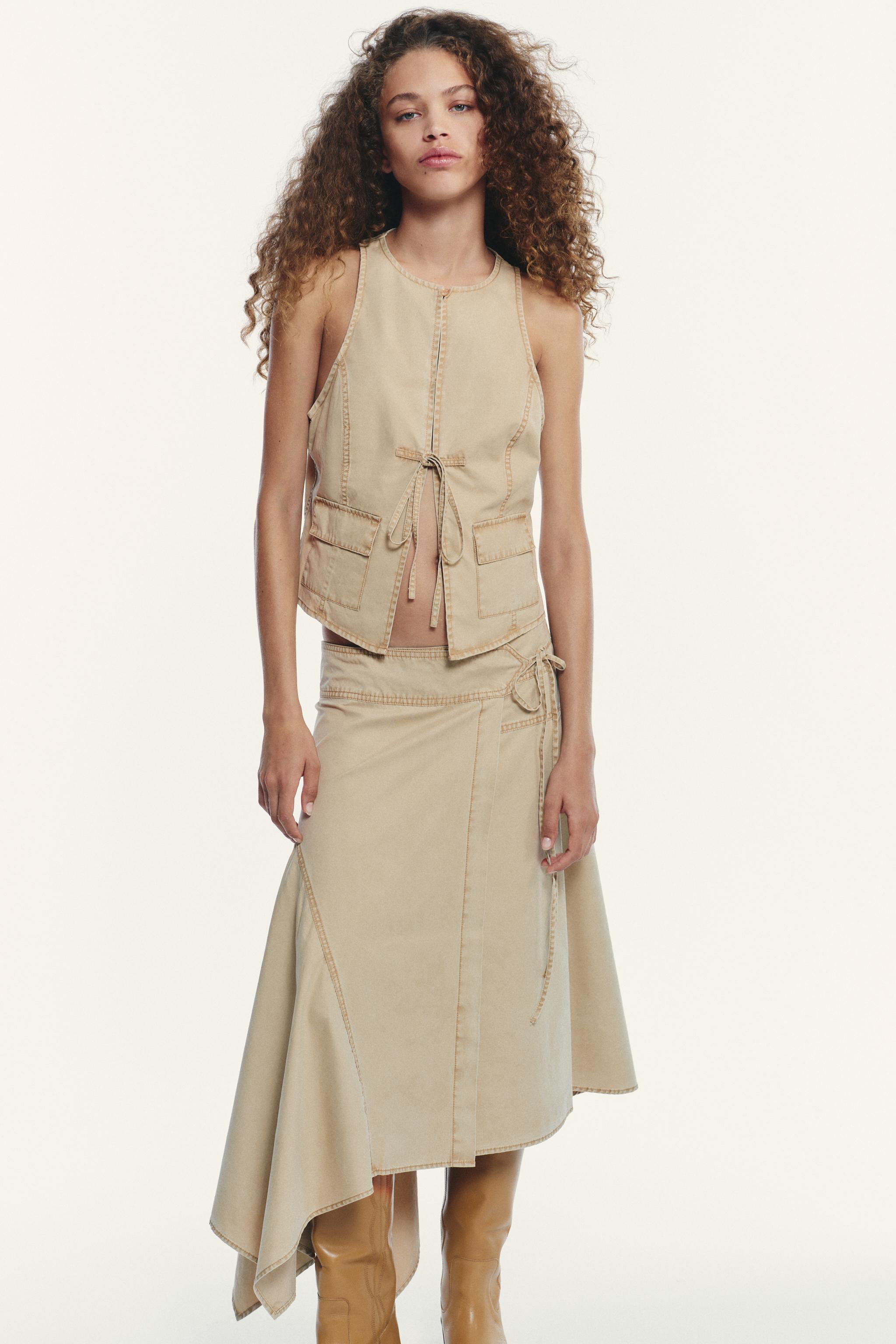 ASYMMETRIC WRAP SKIRT