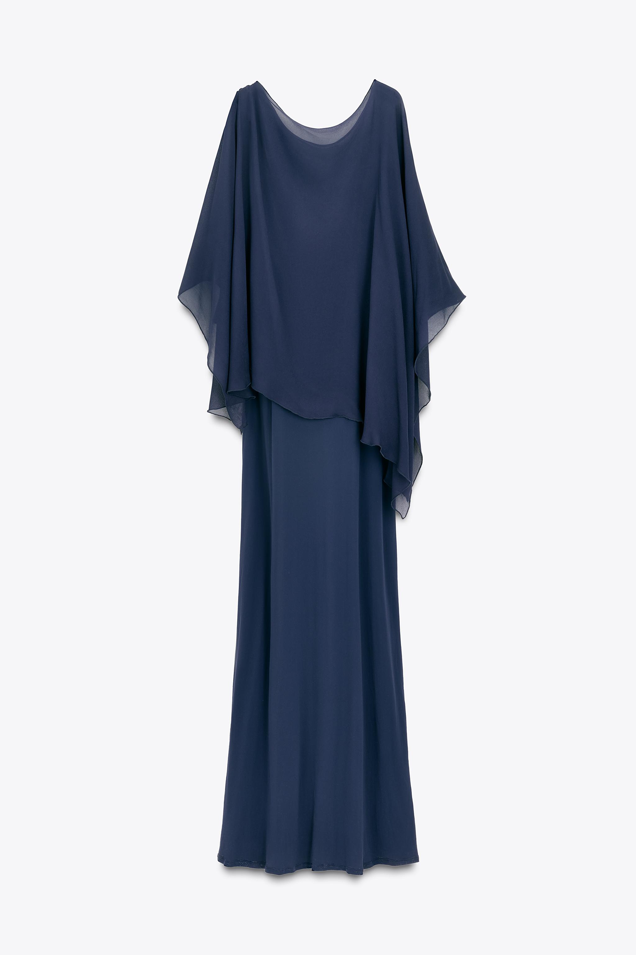 LIMITED EDITION CAPE LONG DRESS