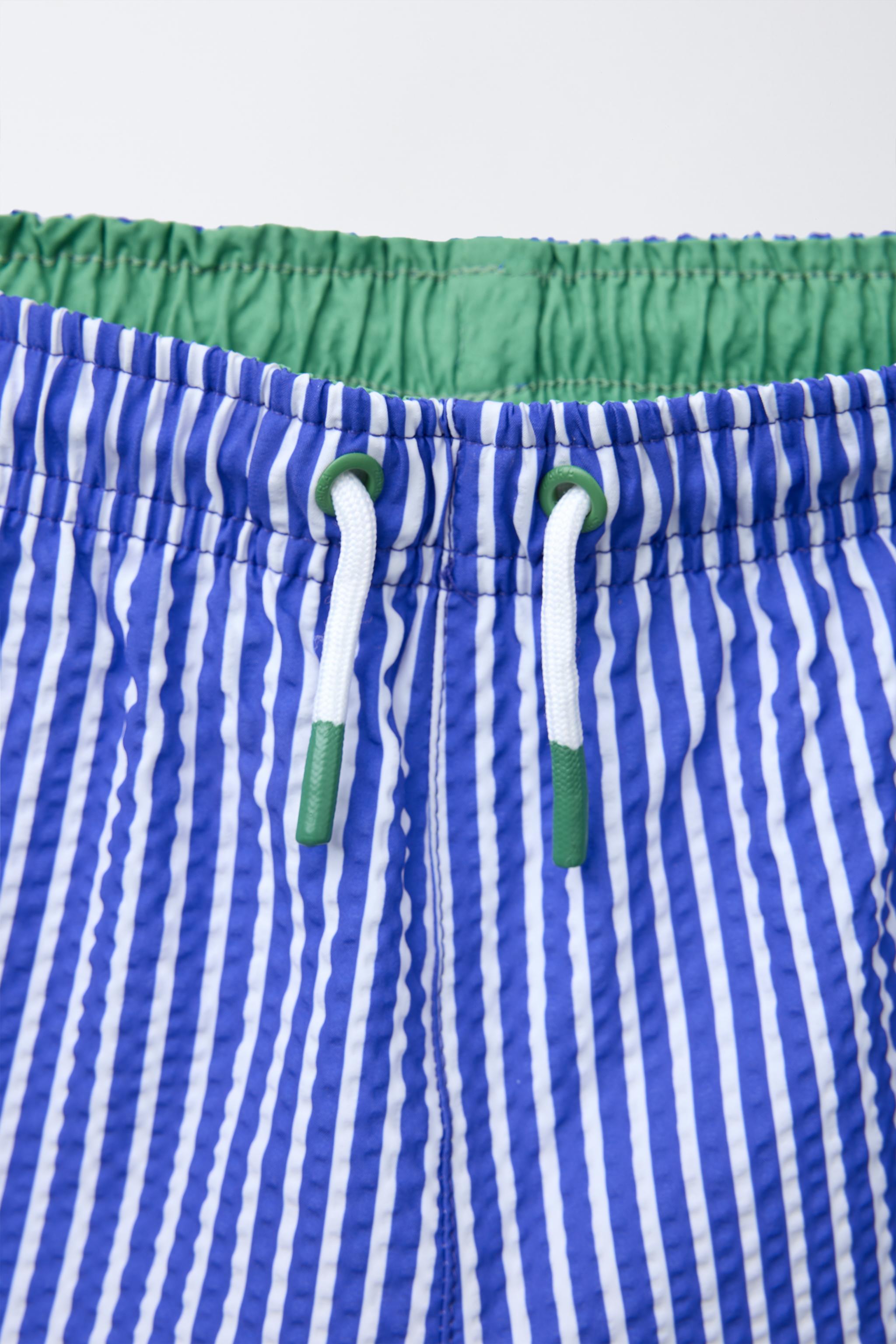 1-6 YEARS/SEERSUCKER SWIM SHORTS