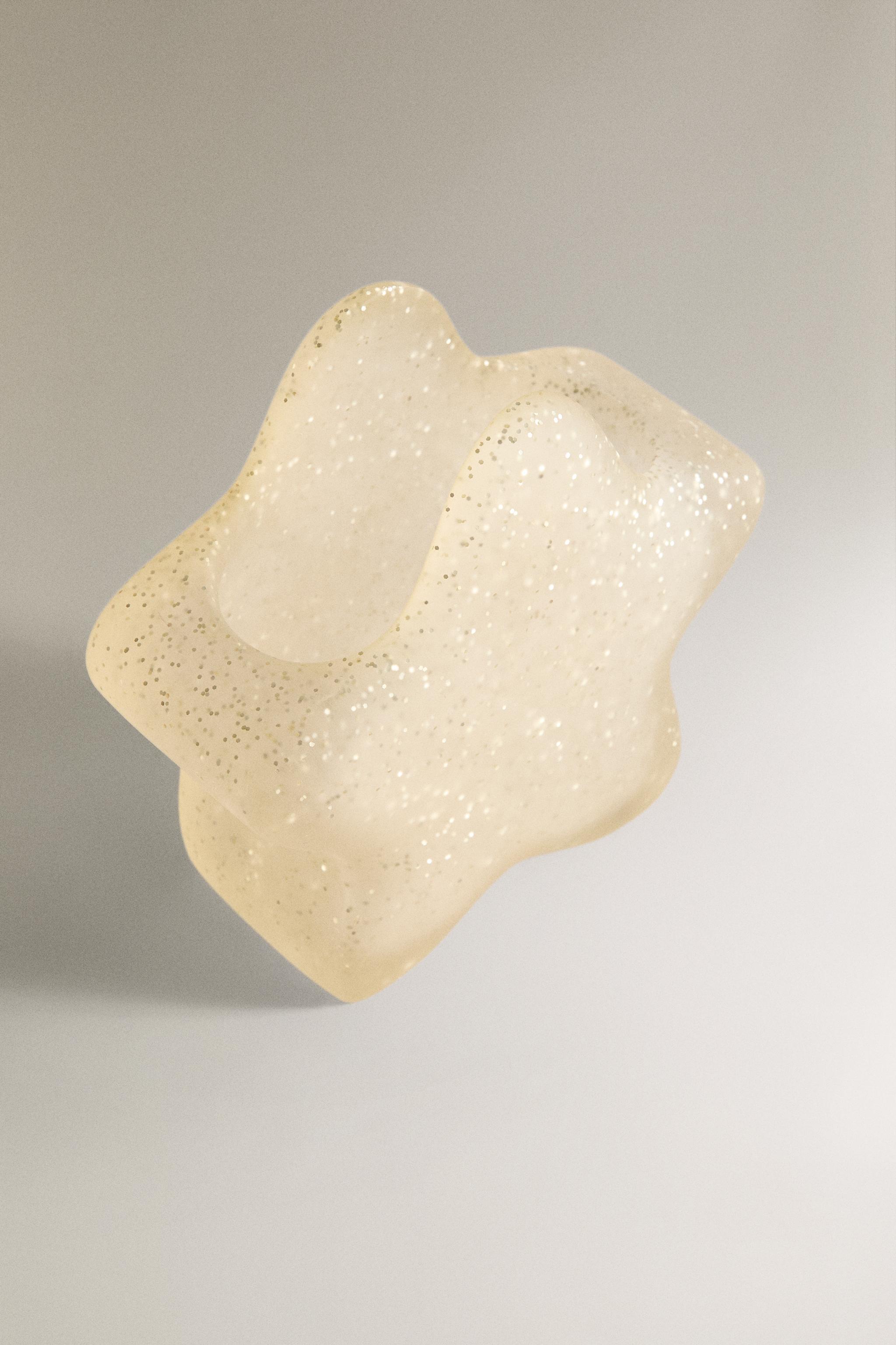 CHILDREN'S TOOTHBRUSH HOLDER GLITTER STAR